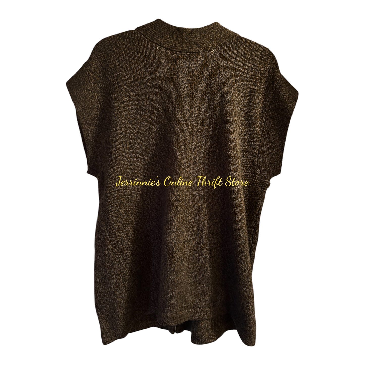 Black Brown 1 Button Cardigan Sweater Bobbie Brooks