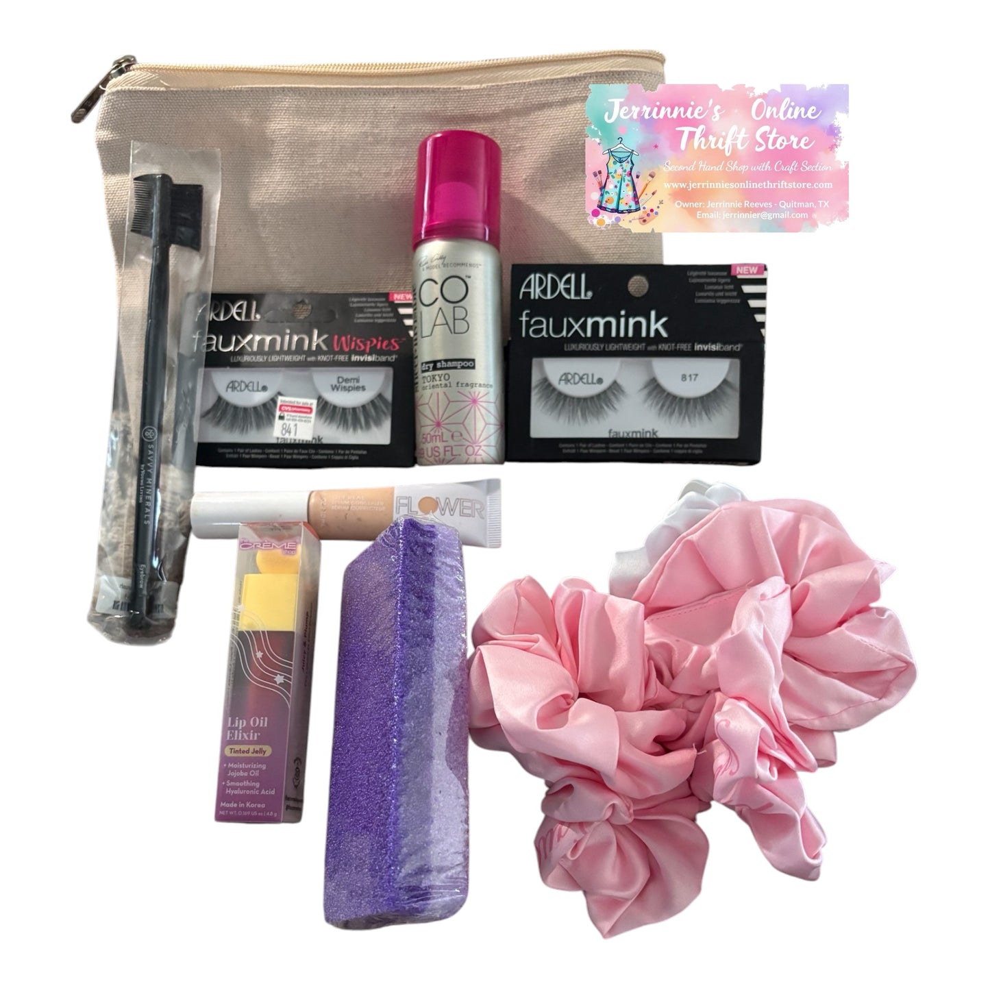 Beauty Bundle Gift Set with Cosmetic Bag