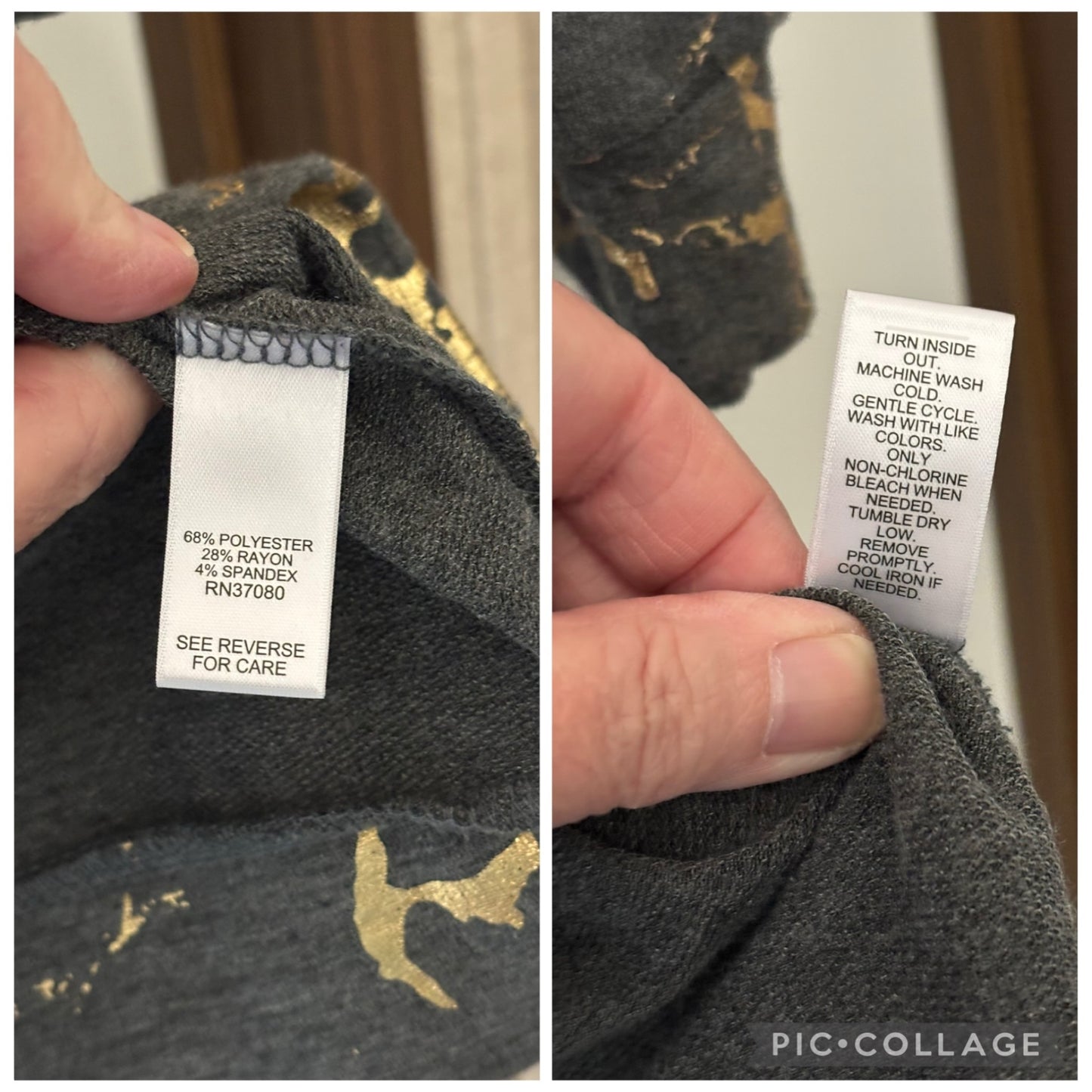 Cato Live Well Active Top W/Gold