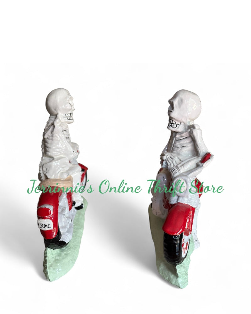 Hand Painted Ceramic Skeleton