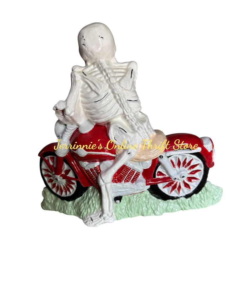 Hand Painted Ceramic Skeleton