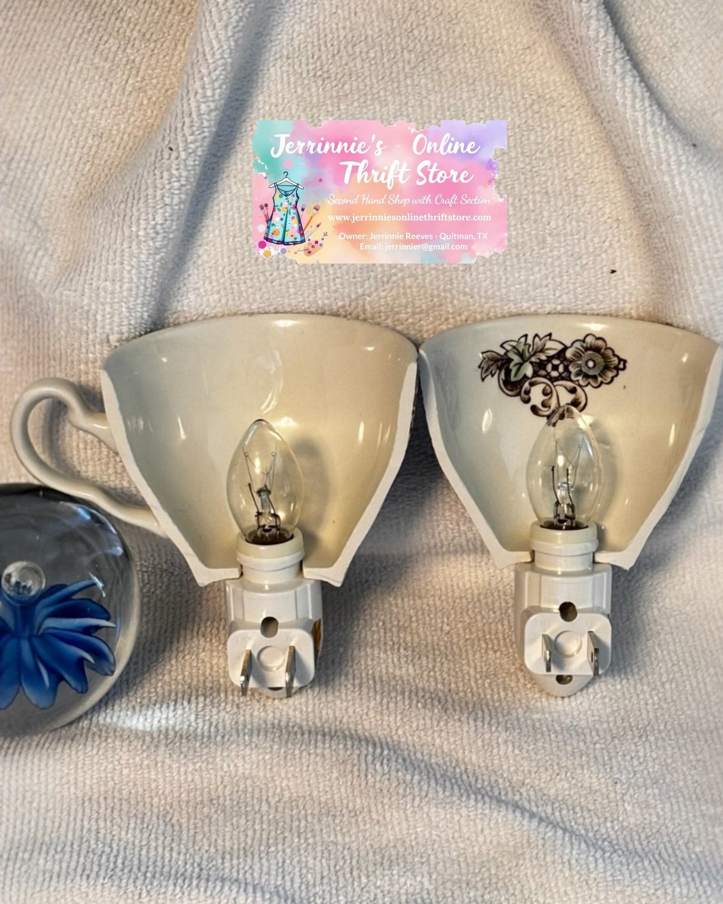 Johnson Brothers Heritage Hall Teacup Night Light Set of 2