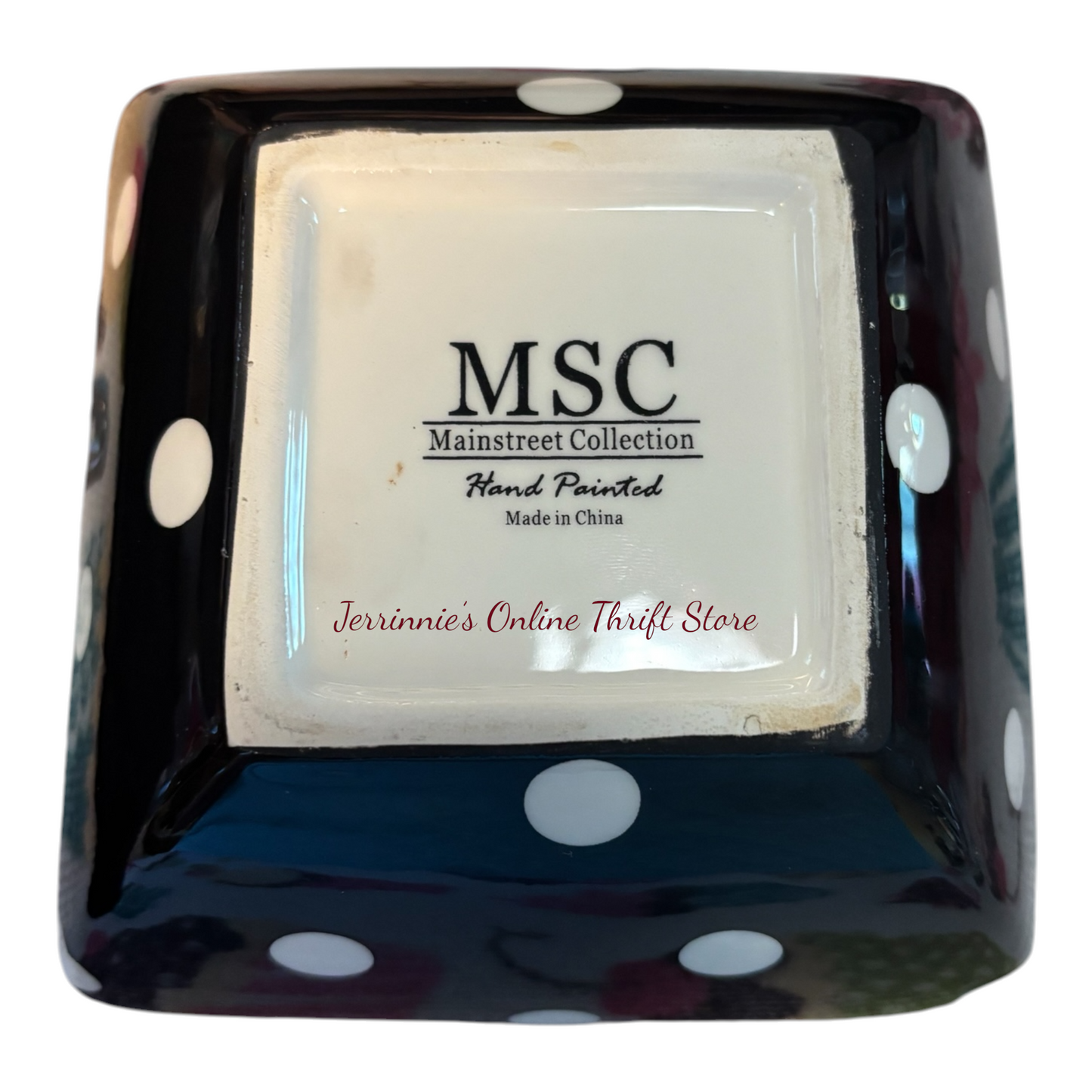 Main street Collection Polka Dot Bowl