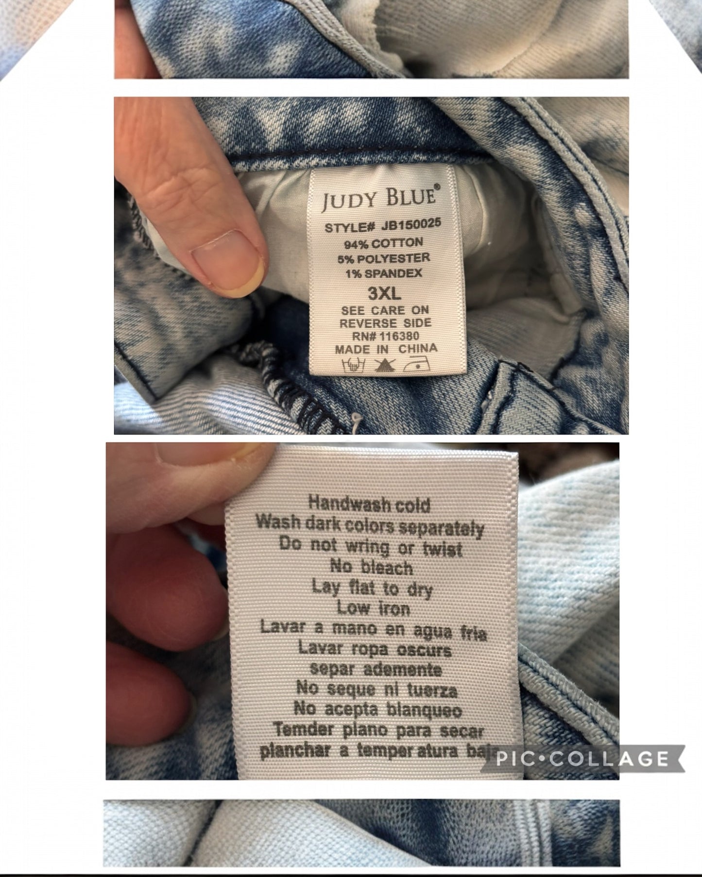 Judy Blue Americana Denim Cutoff Shorts