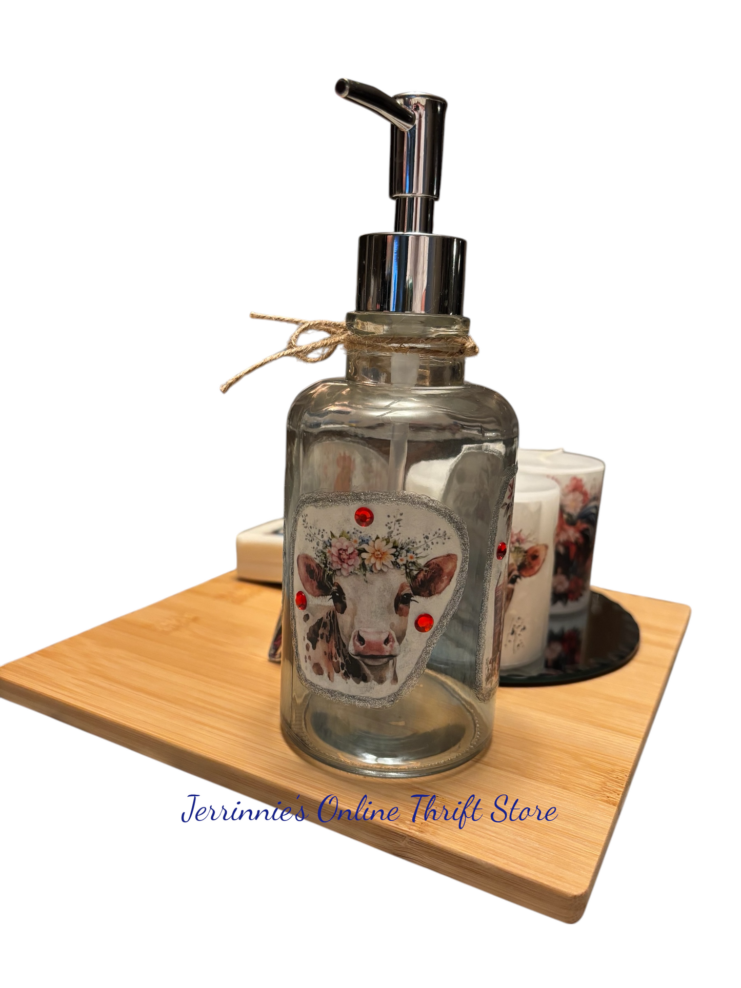 Handmade Country Vibe Soap Dispenser Set