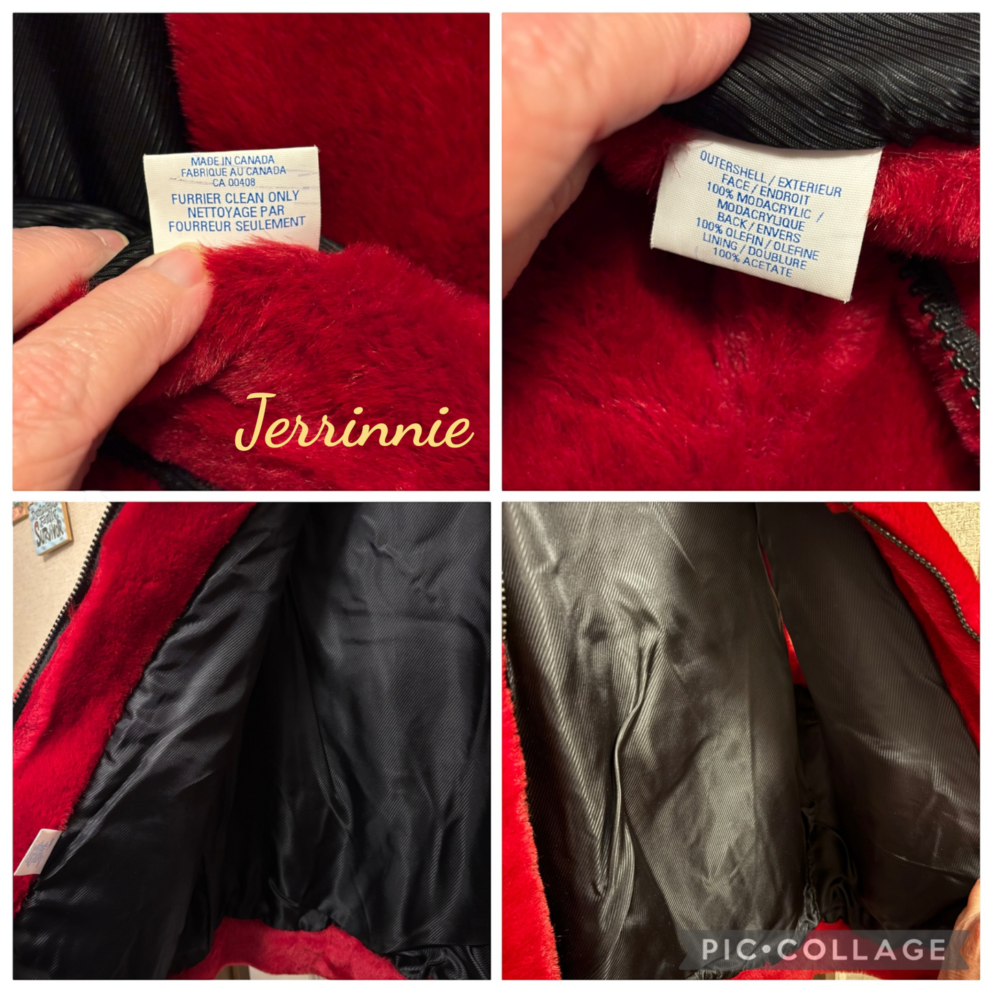 Furrocious Faux Fur By Princess Garment Limited Red Vest