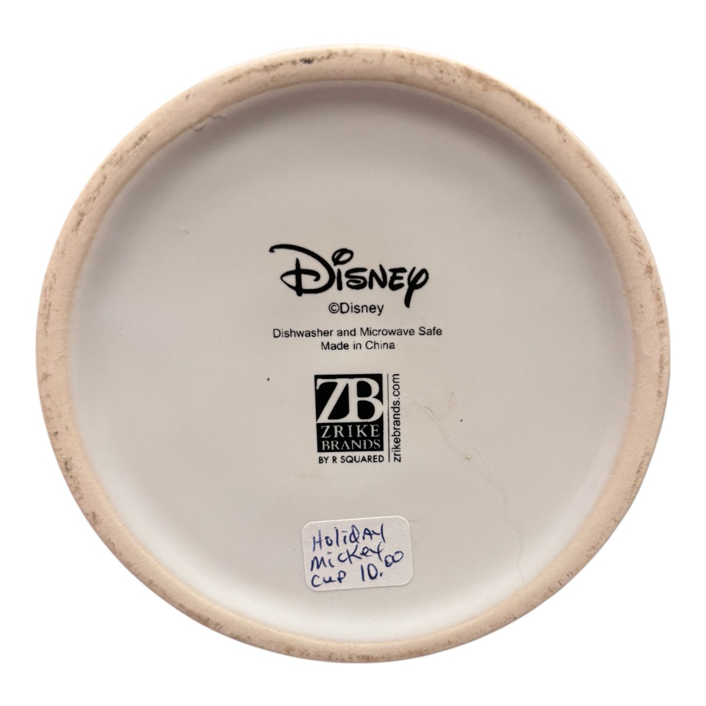 Disney Mickey Mouse "Holiday Joy" Christmas mug