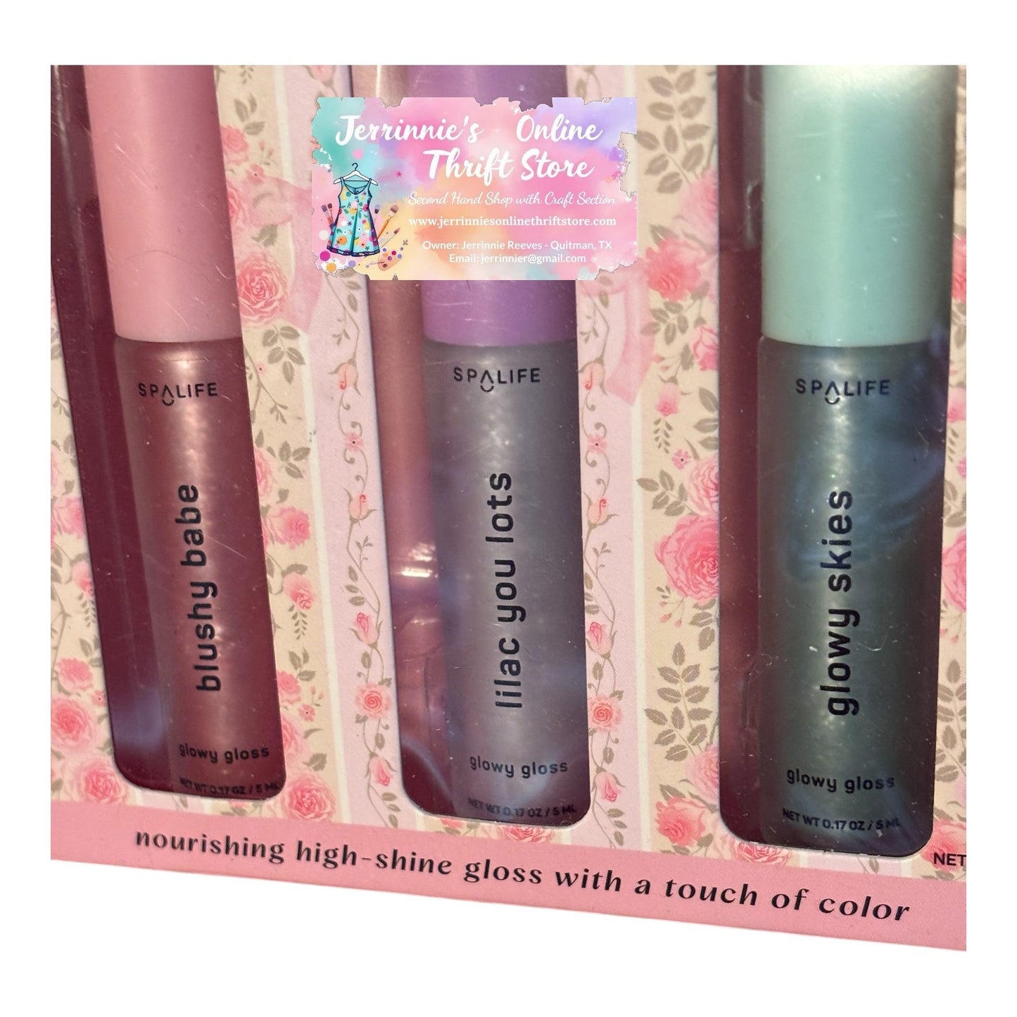 Dewy Darling Lip Glowy Glass Trio New in Box