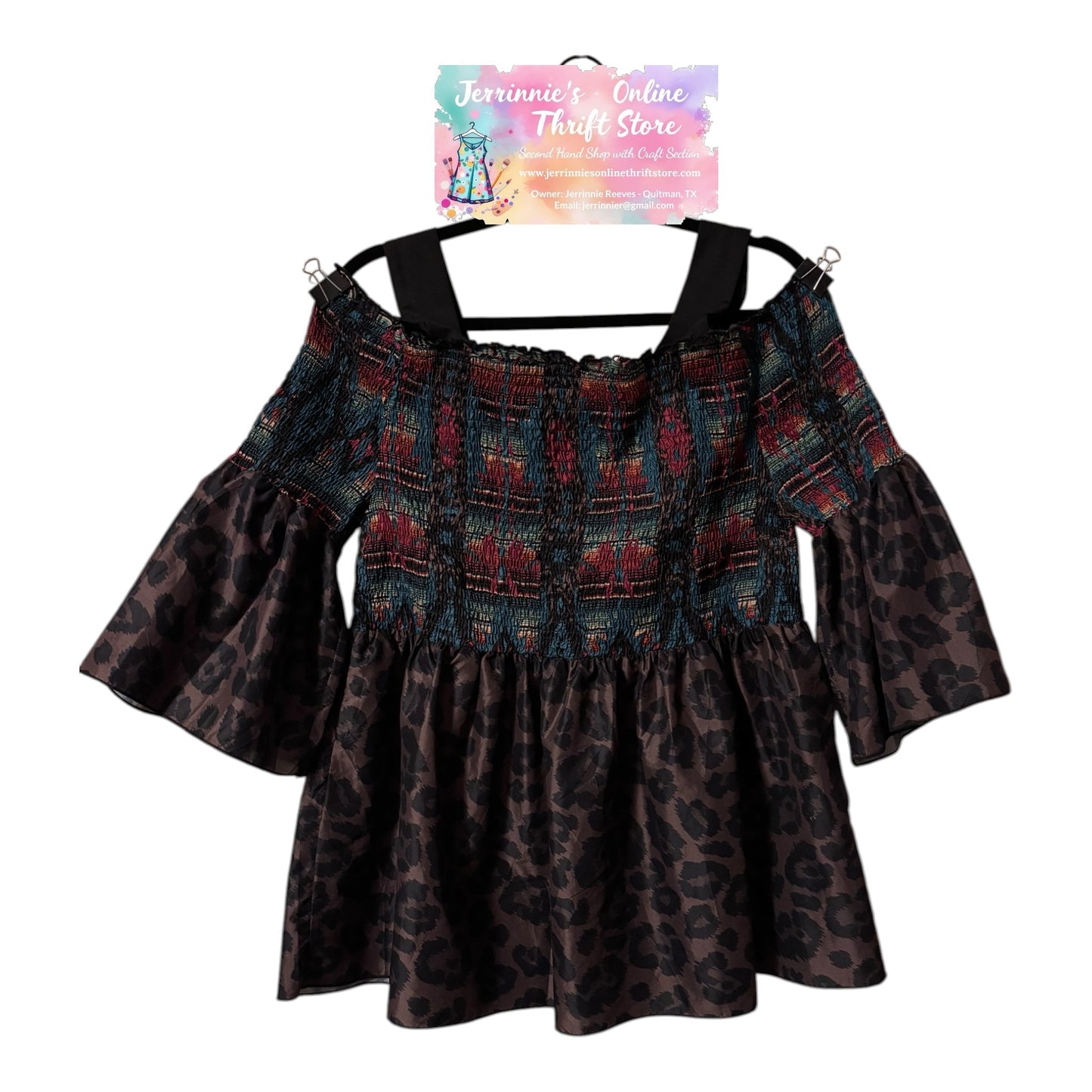 Crazy Train 3XL New Karisma Leopard Top