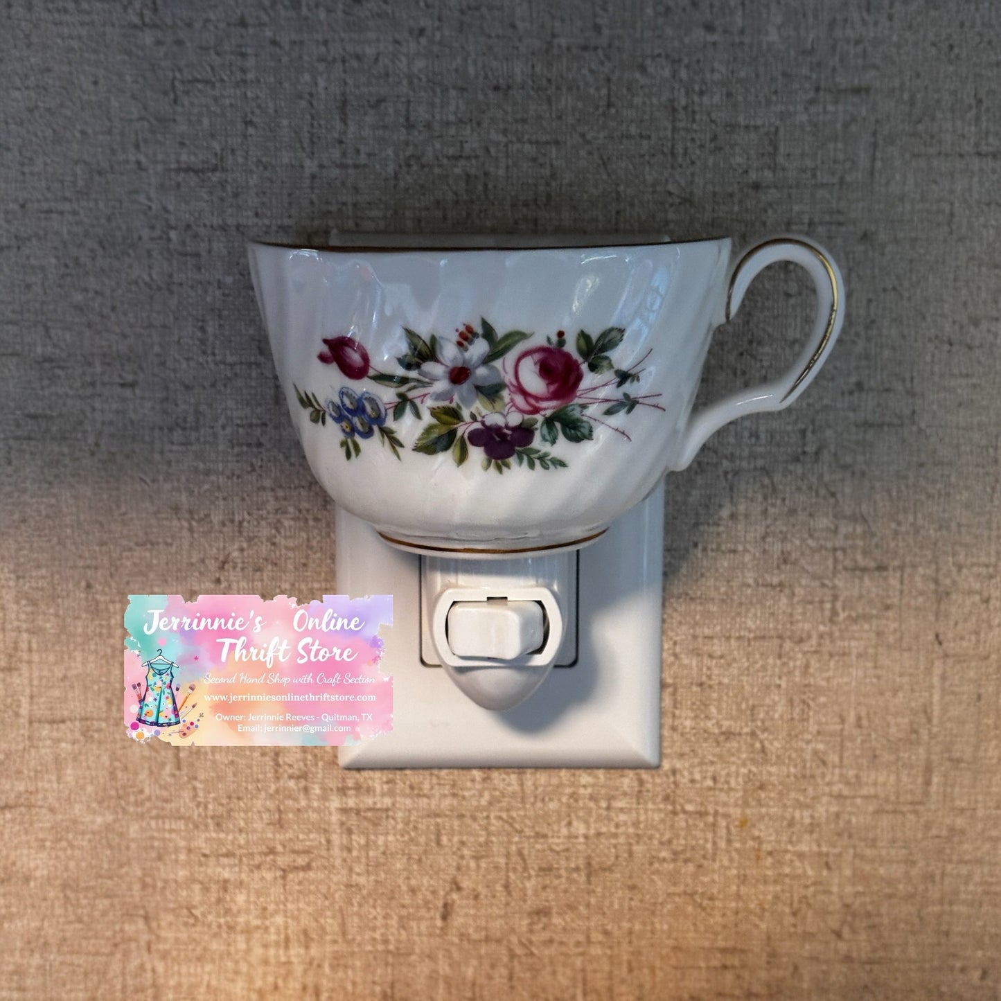 Minton Marlow Teacup Night Light Set (2 Pieces)