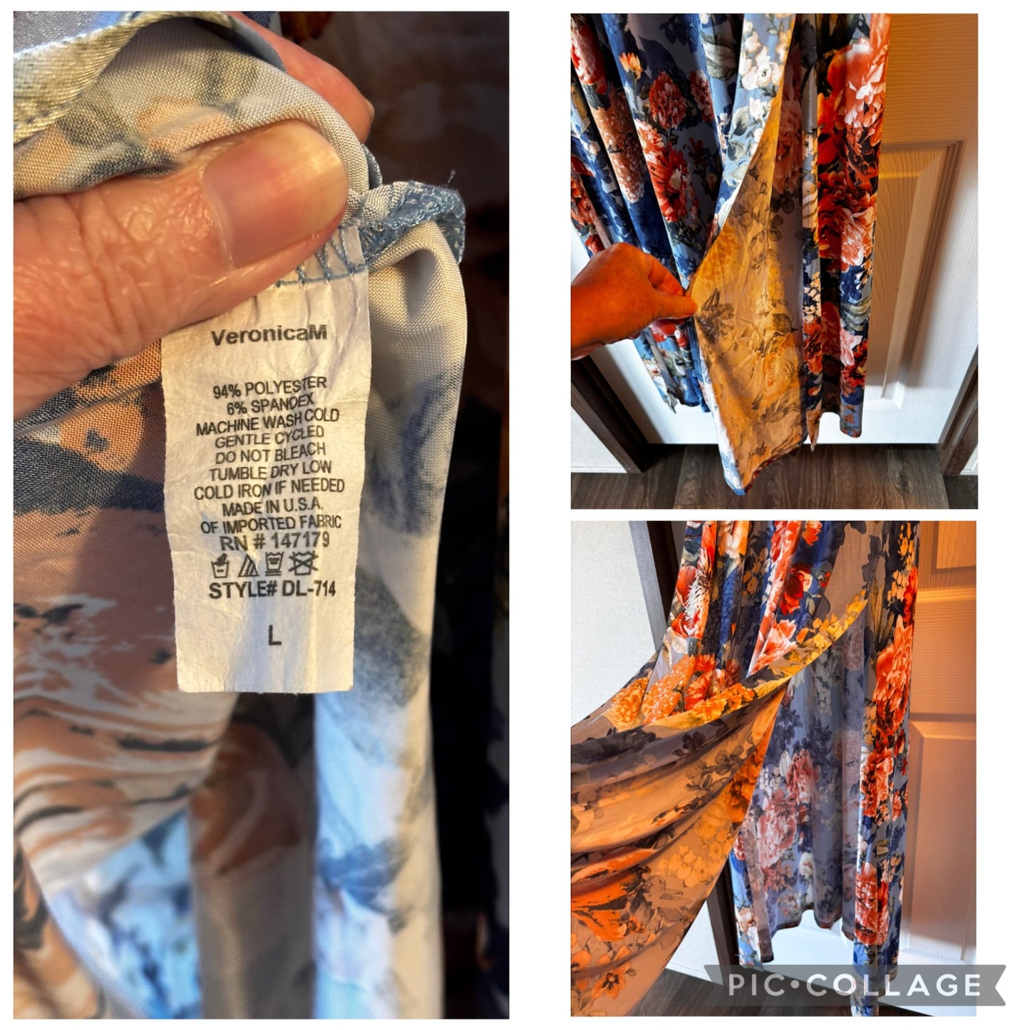 Veronica M Floral Maxi Dress – Size L
