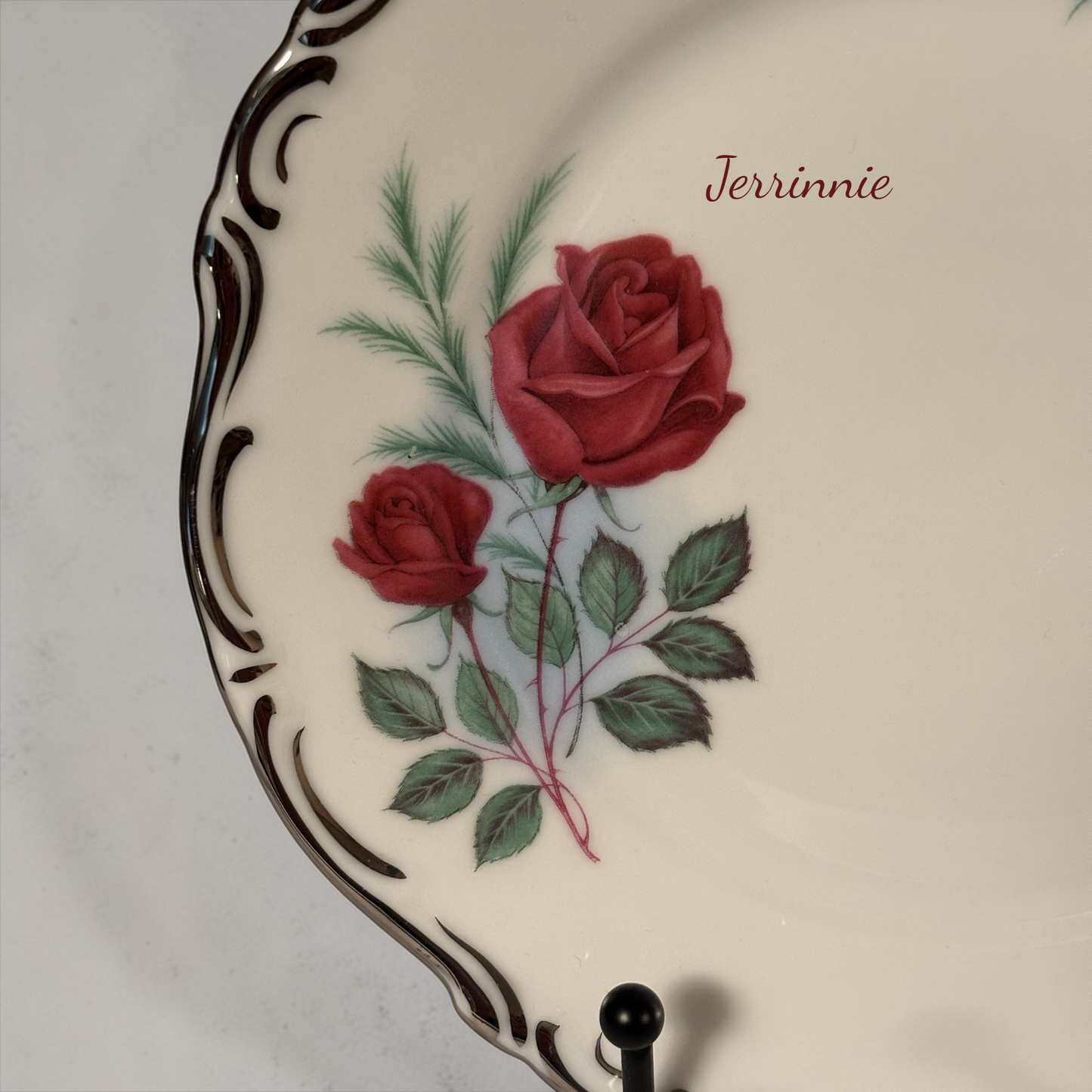 Vintage Hertel Jacob Bavaria Dresden Salad Plate