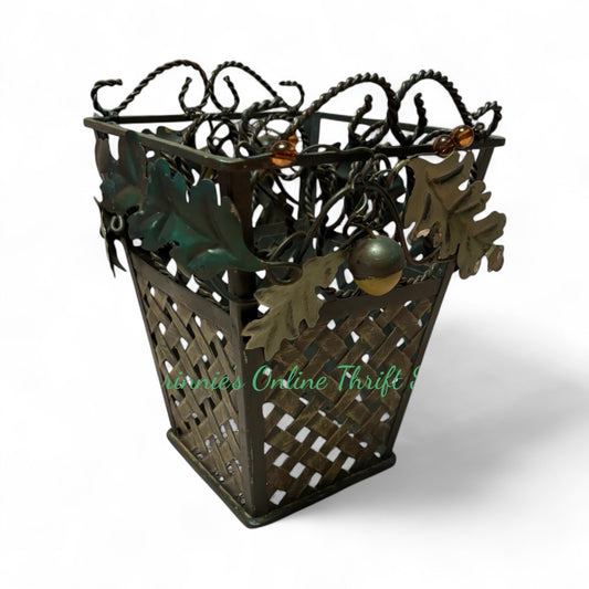 Wrought Iron & Metal Basket