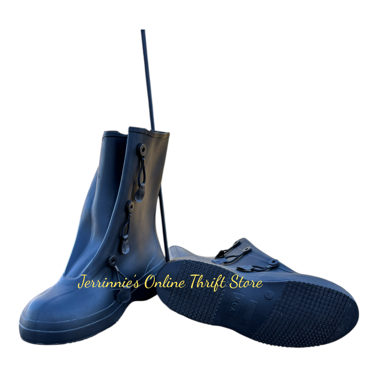 Rubber Overboots Black