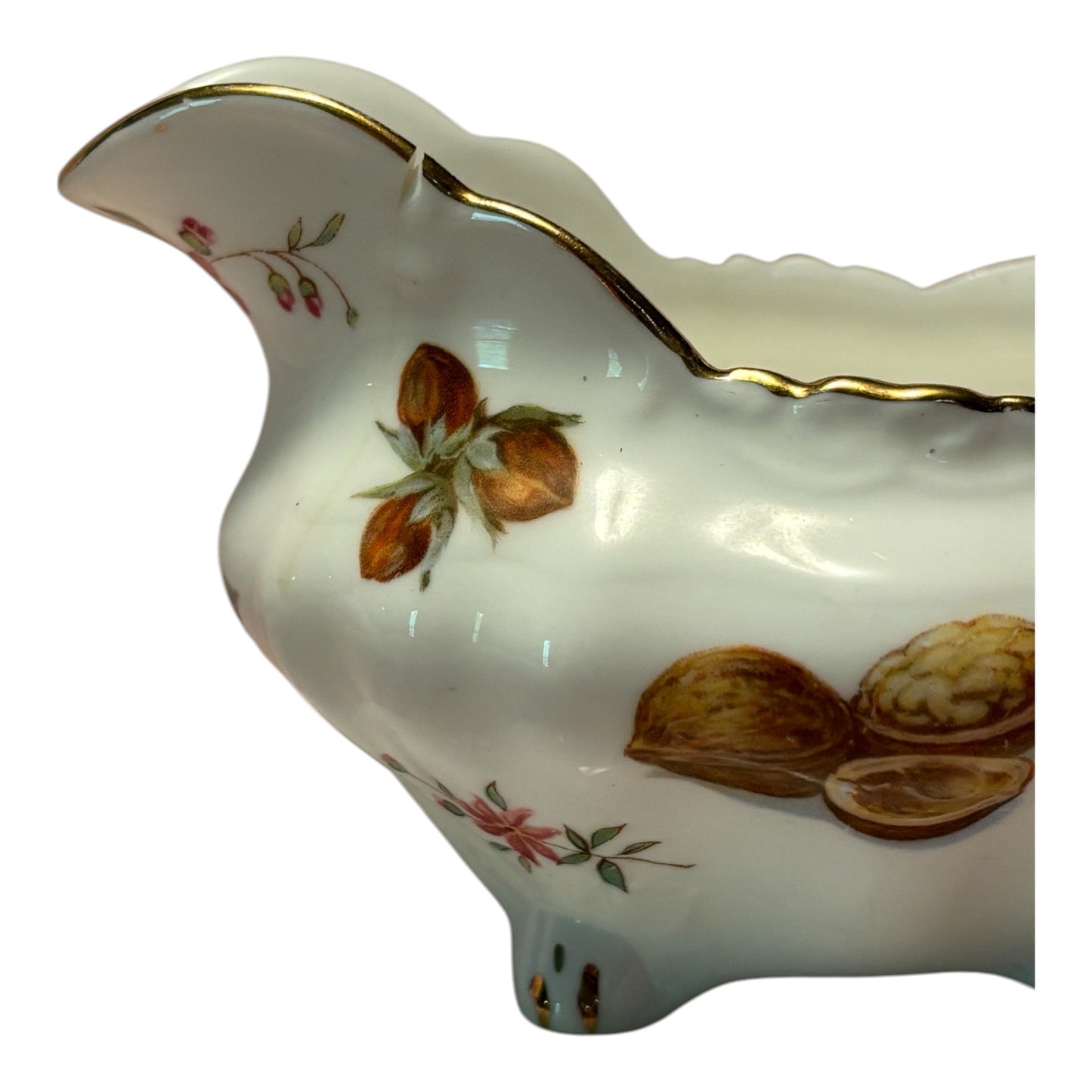 Hammersley Creamer With Fruit and Nut Pattern
