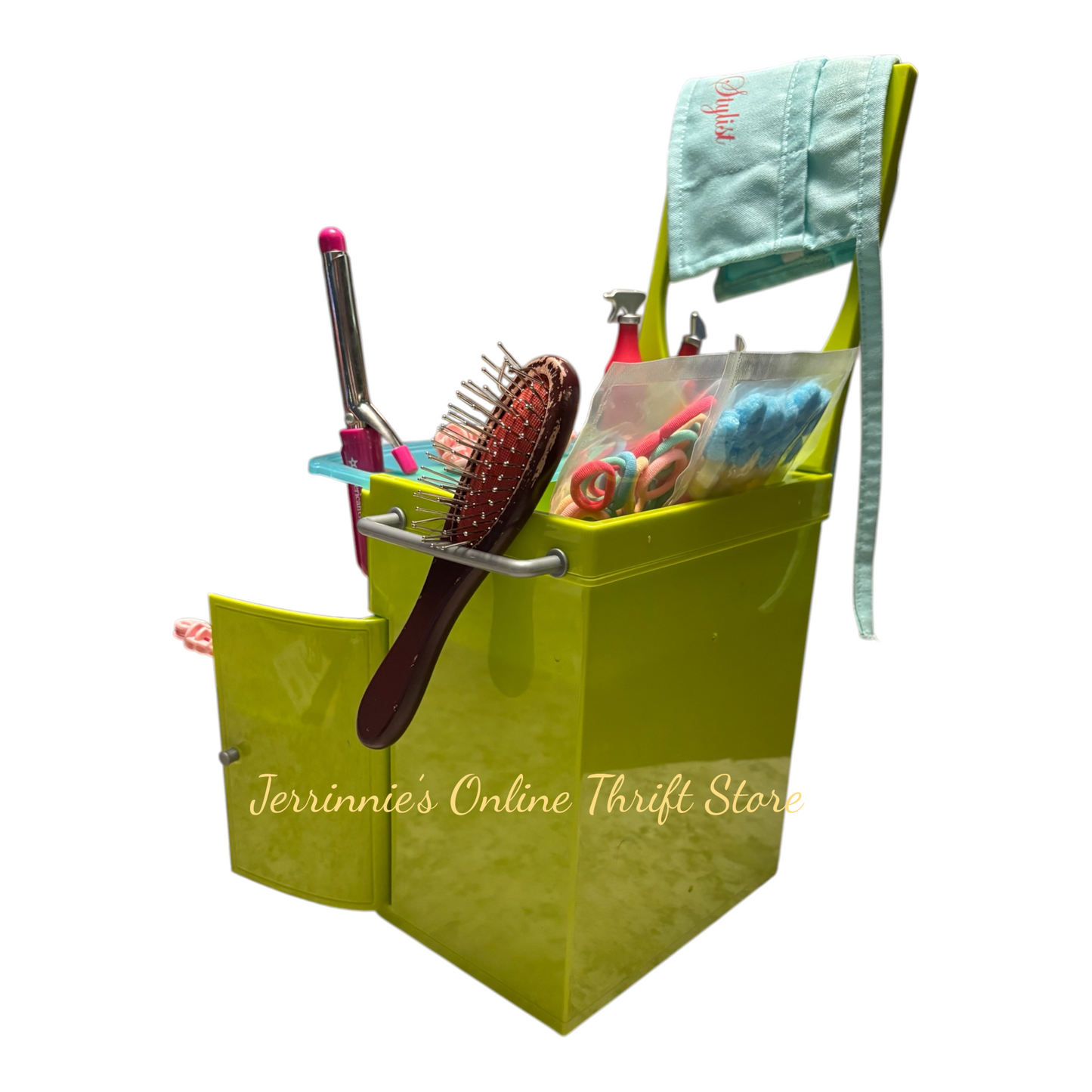 American Girl Salon Center Caddy and Accessories