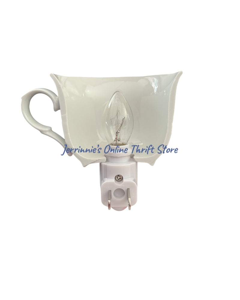 Victorian Rose Night Light Tea Cup