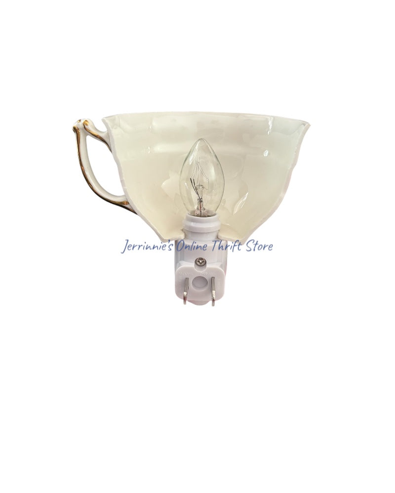Vintage Night Light Tea Cup