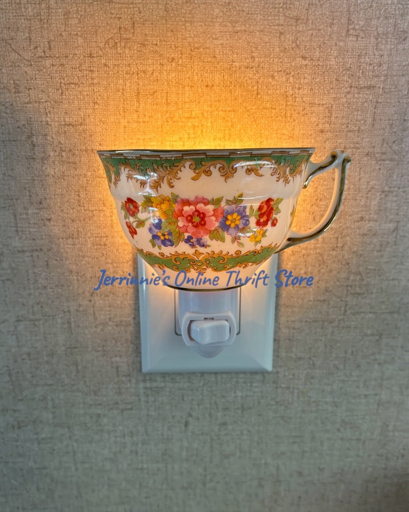 Vintage Night Light Tea Cup