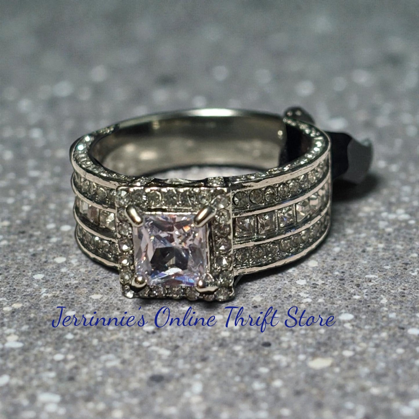 Wedding Ring Silver Plated