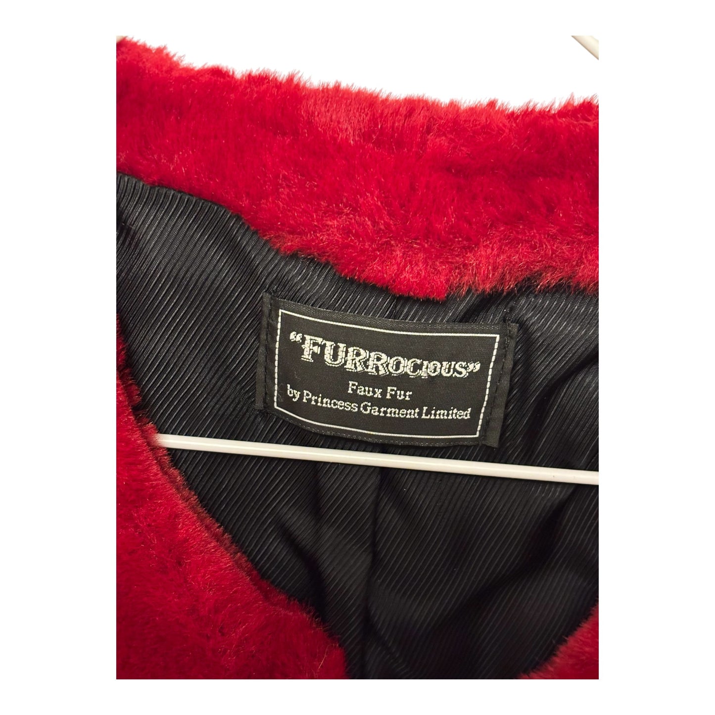 Furrocious Faux Fur By Princess Garment Limited Red Vest