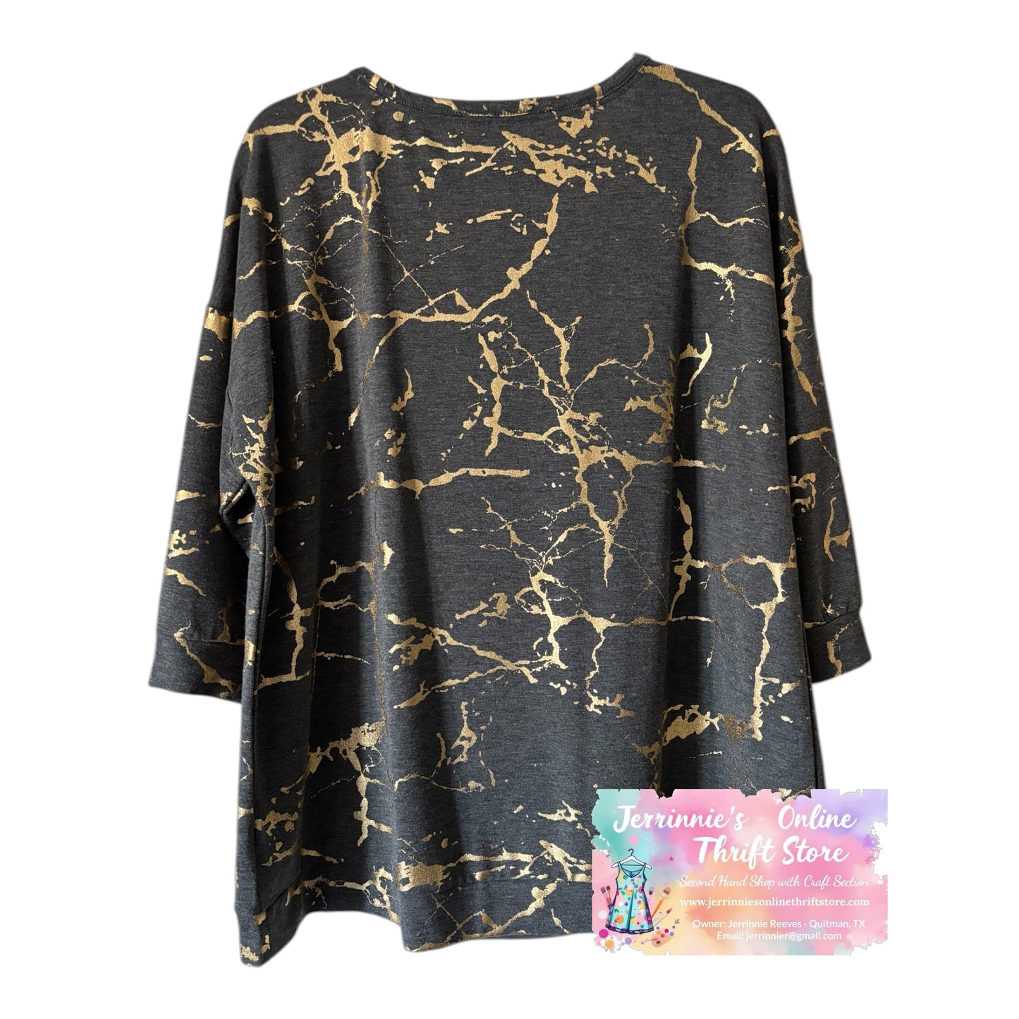 Cato Live Well Active Top W/Gold