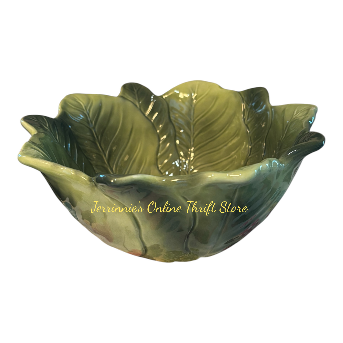 Vintage Cabbage Lettuce Bowl