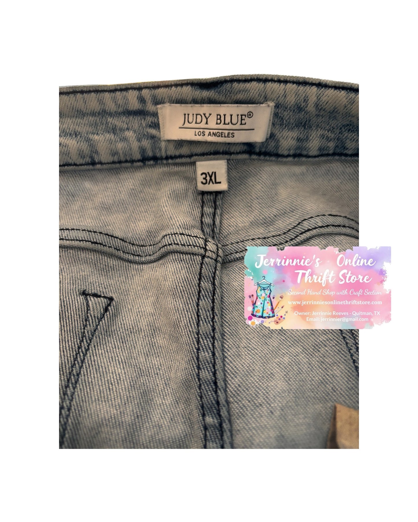 Judy Blue Americana Denim Cutoff Shorts