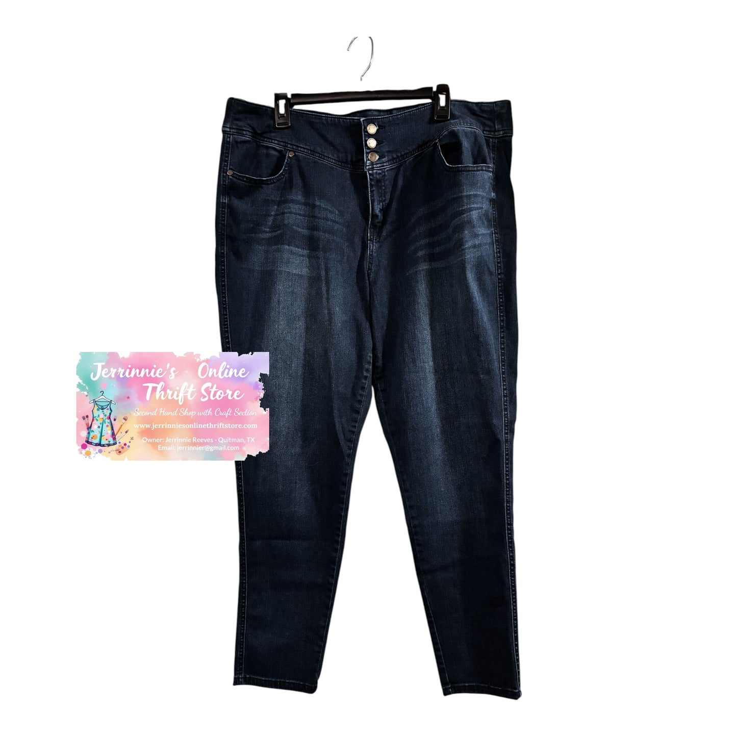 Lane Bryant High Rise Super-Stretch Skinny Jeans – Size 22