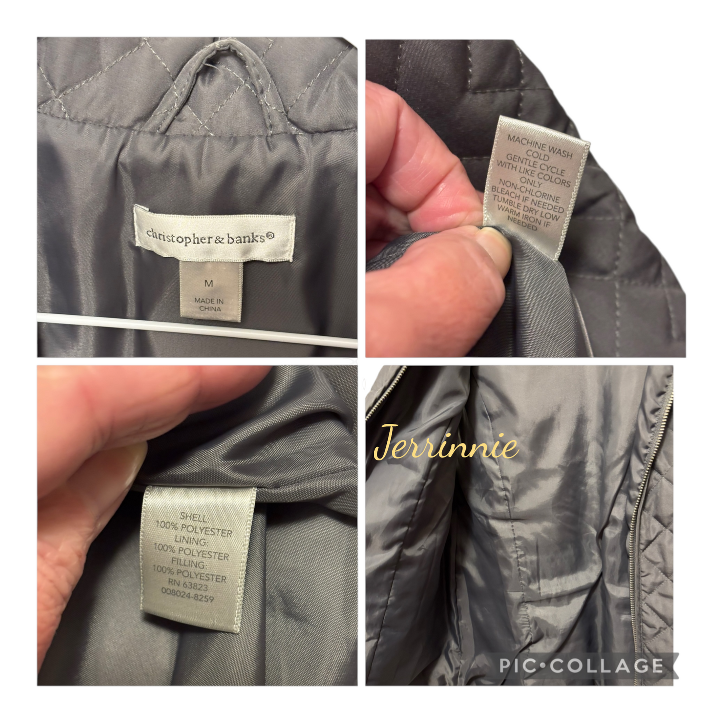 Christopher & banks Quilted  Women's Vest
