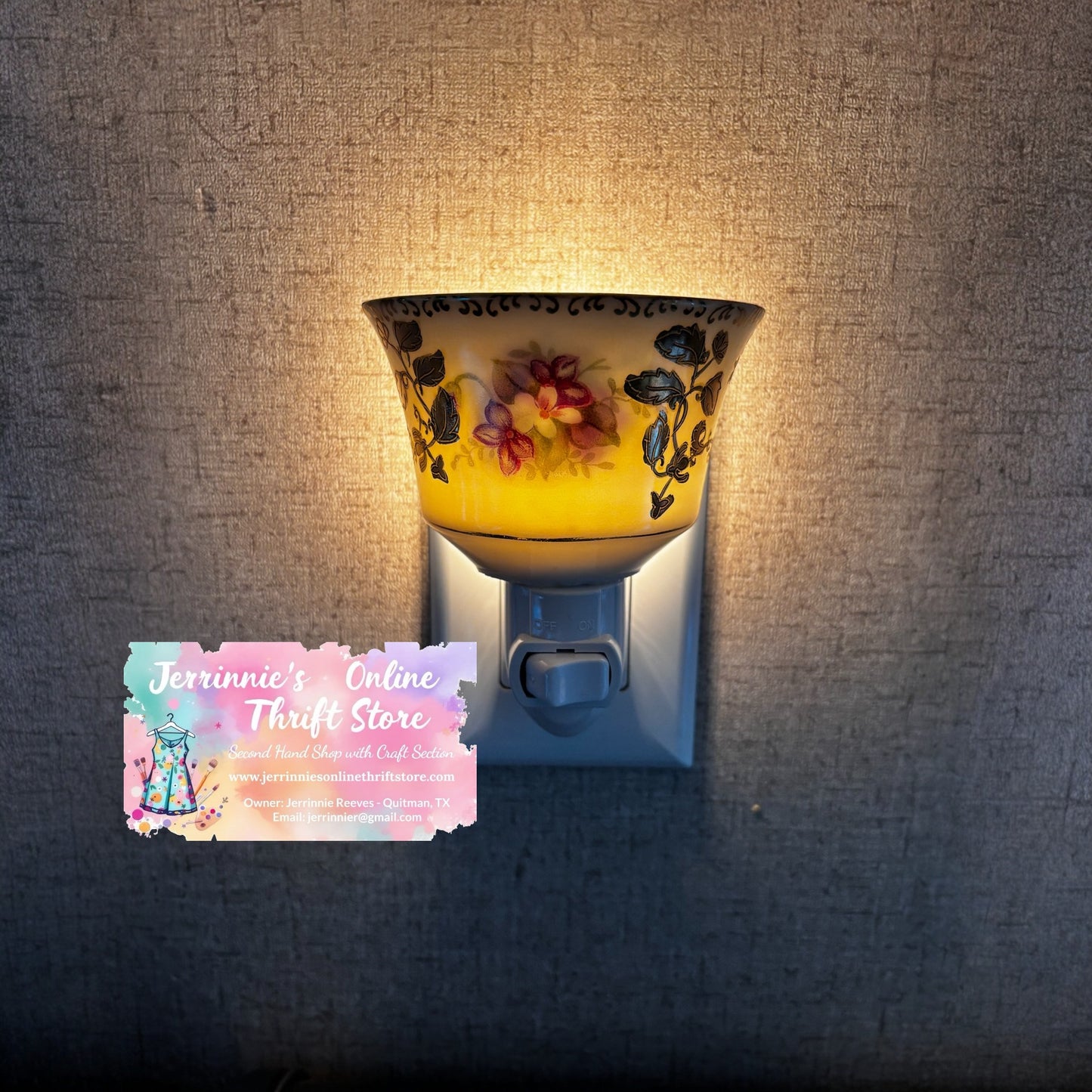 Royal Sealy Teacup Night Light Set (2 Pieces)