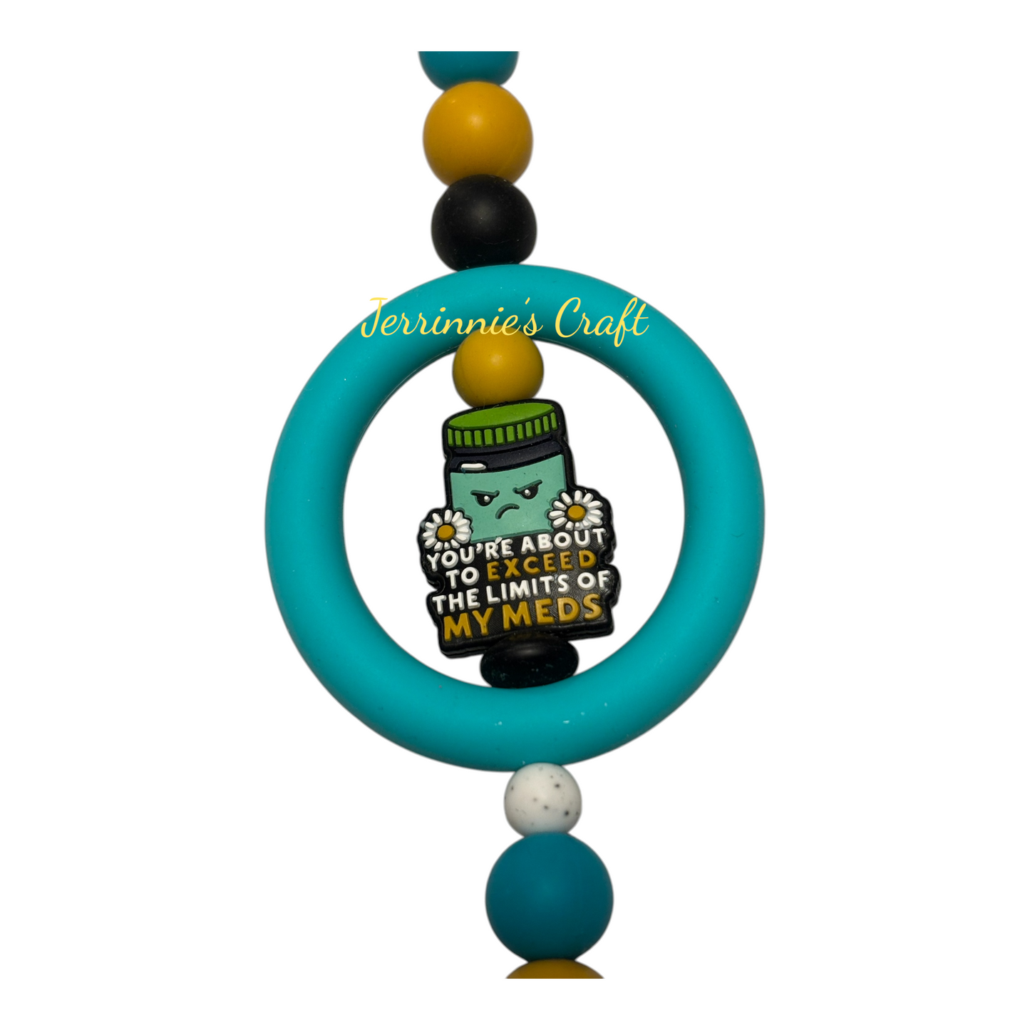 Beaded Silicone Car Charms Exceed Meds
