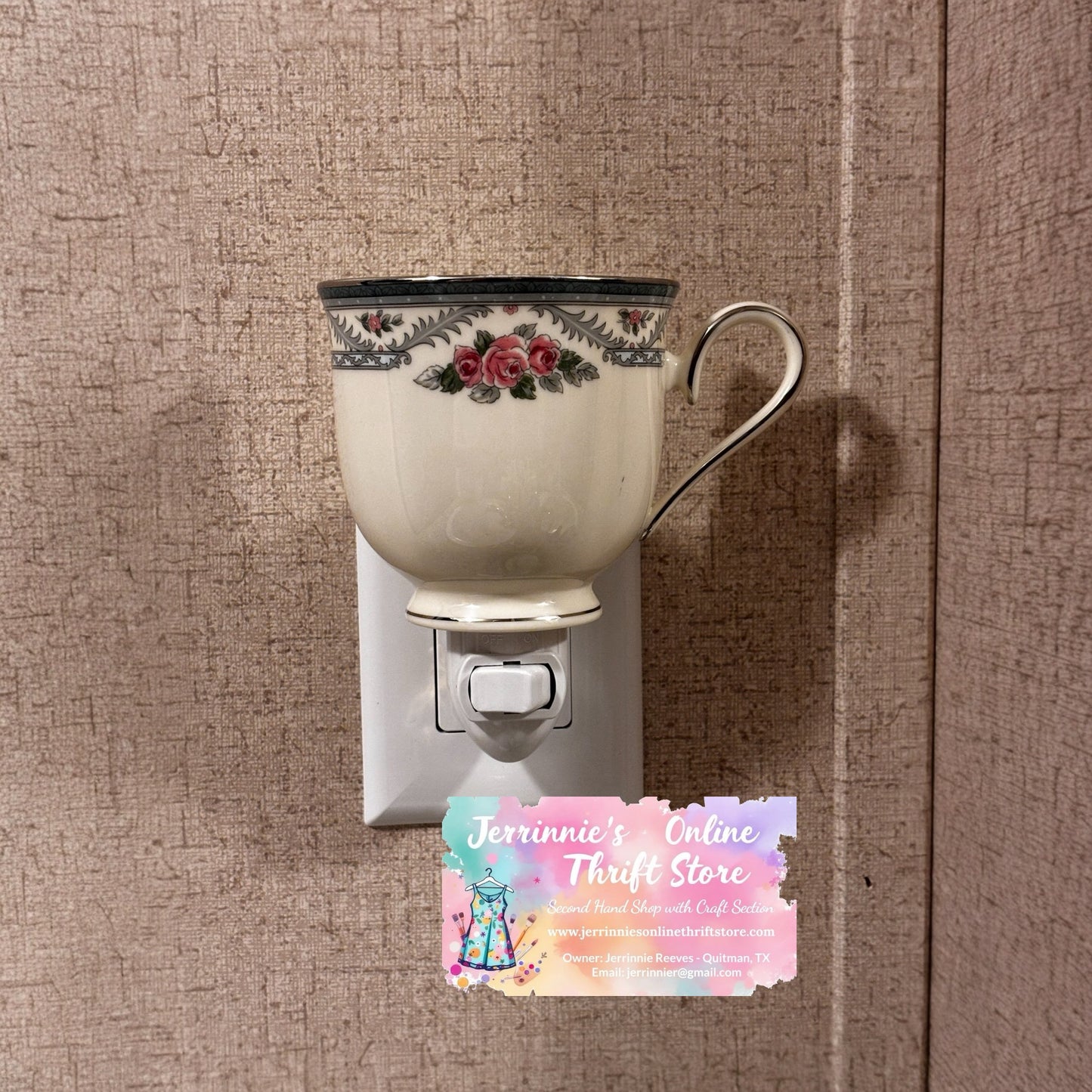 Lenox Country Romance Teacup Night Light