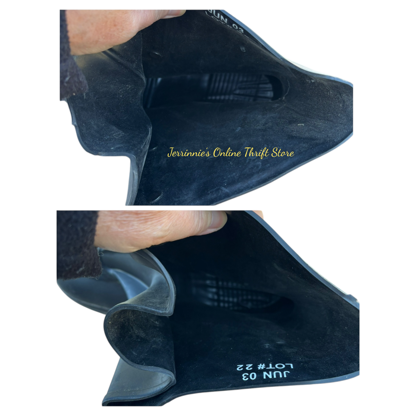 Black Rubber Military Overboots