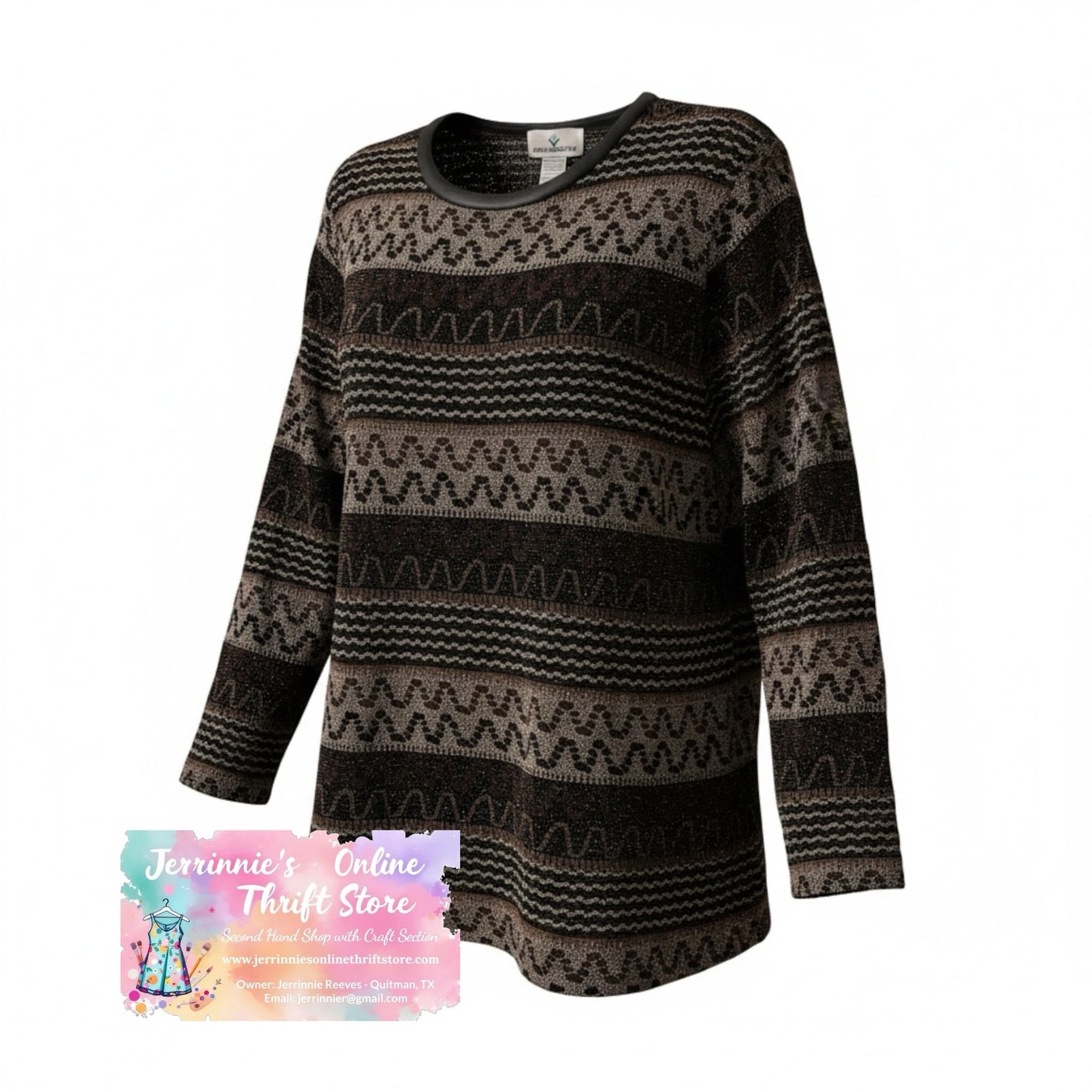 Erin London Women's Long Sleeve Top Size XL