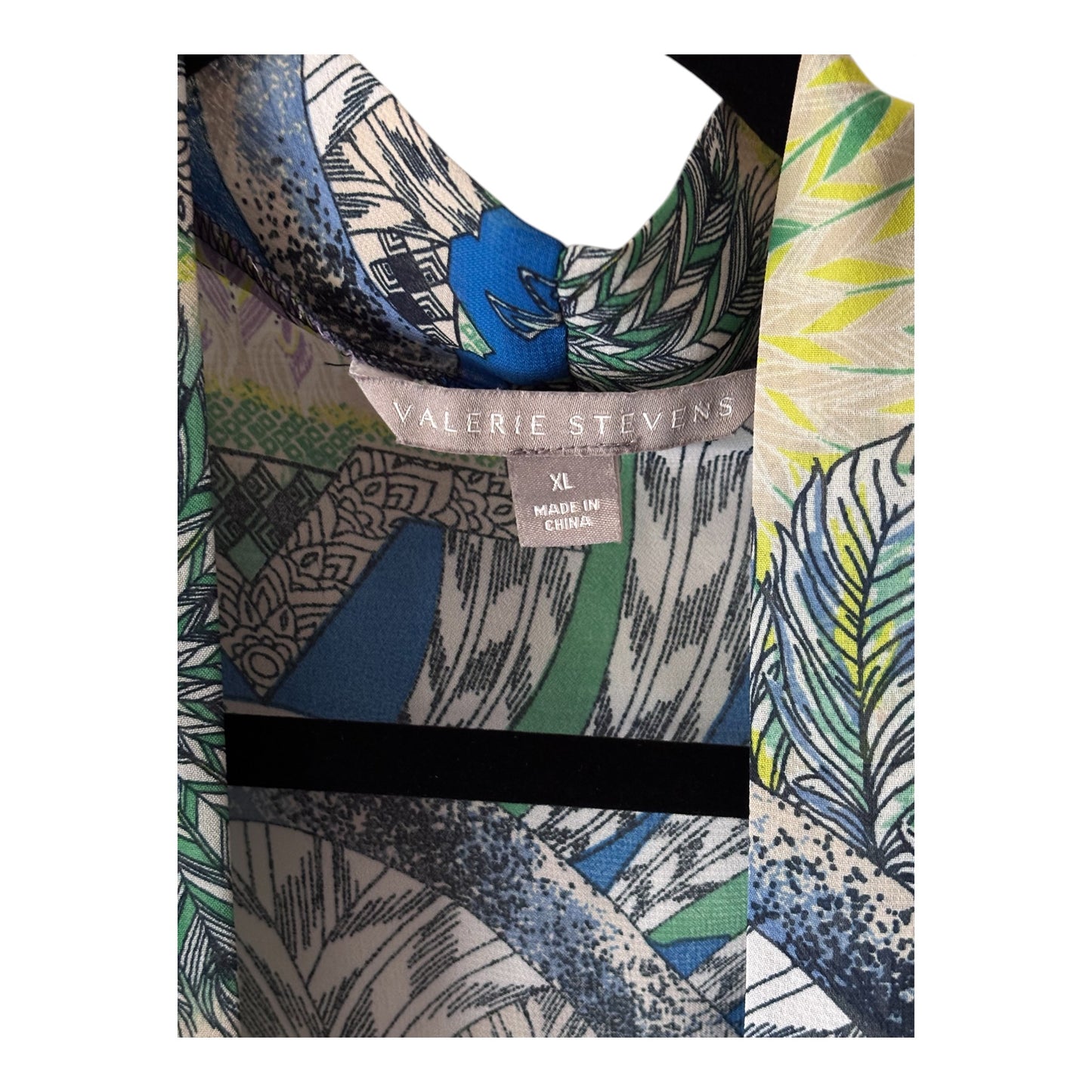 Valerie Stevens Floral Print Kimono Wrap