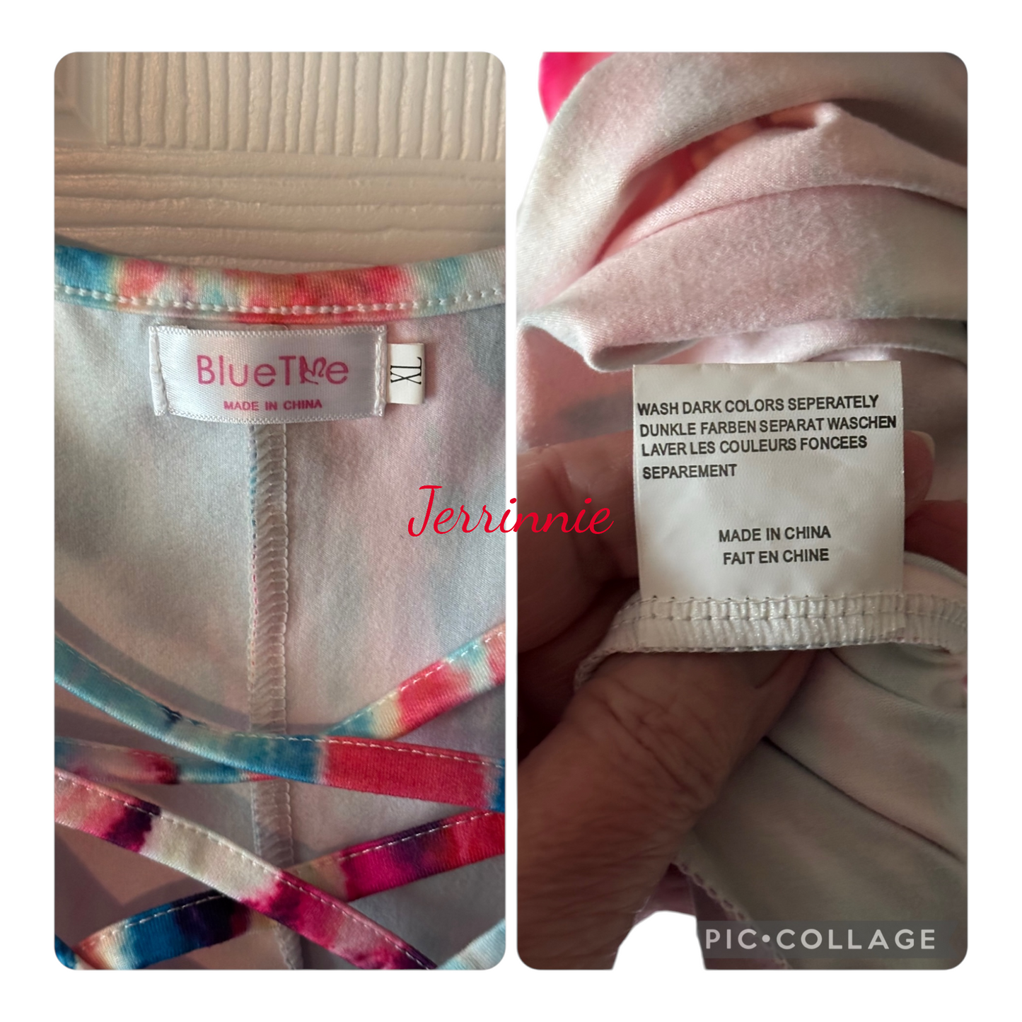 Bluetime Summer Cold Shoulder Criss Cross Neckline Casual Dress