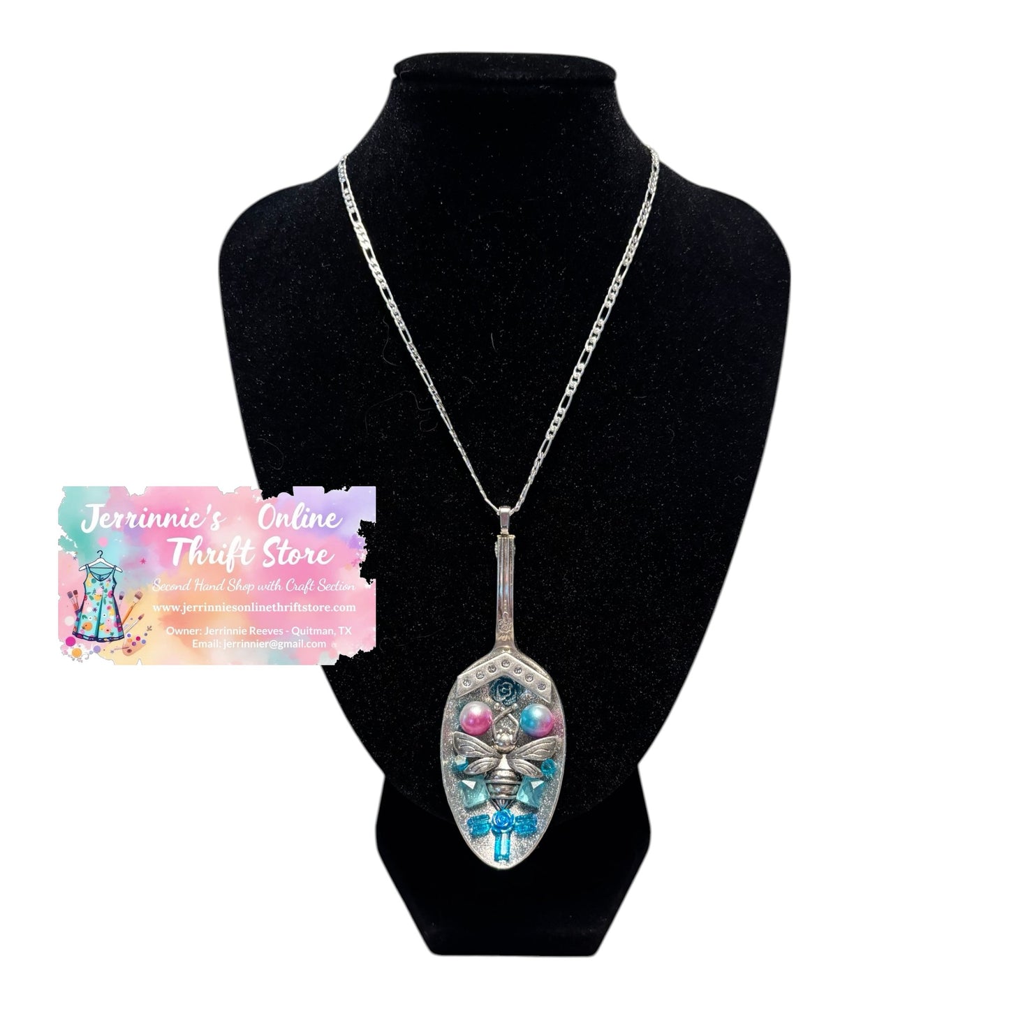 Handmade Spoon Jewelry With Bee Motif