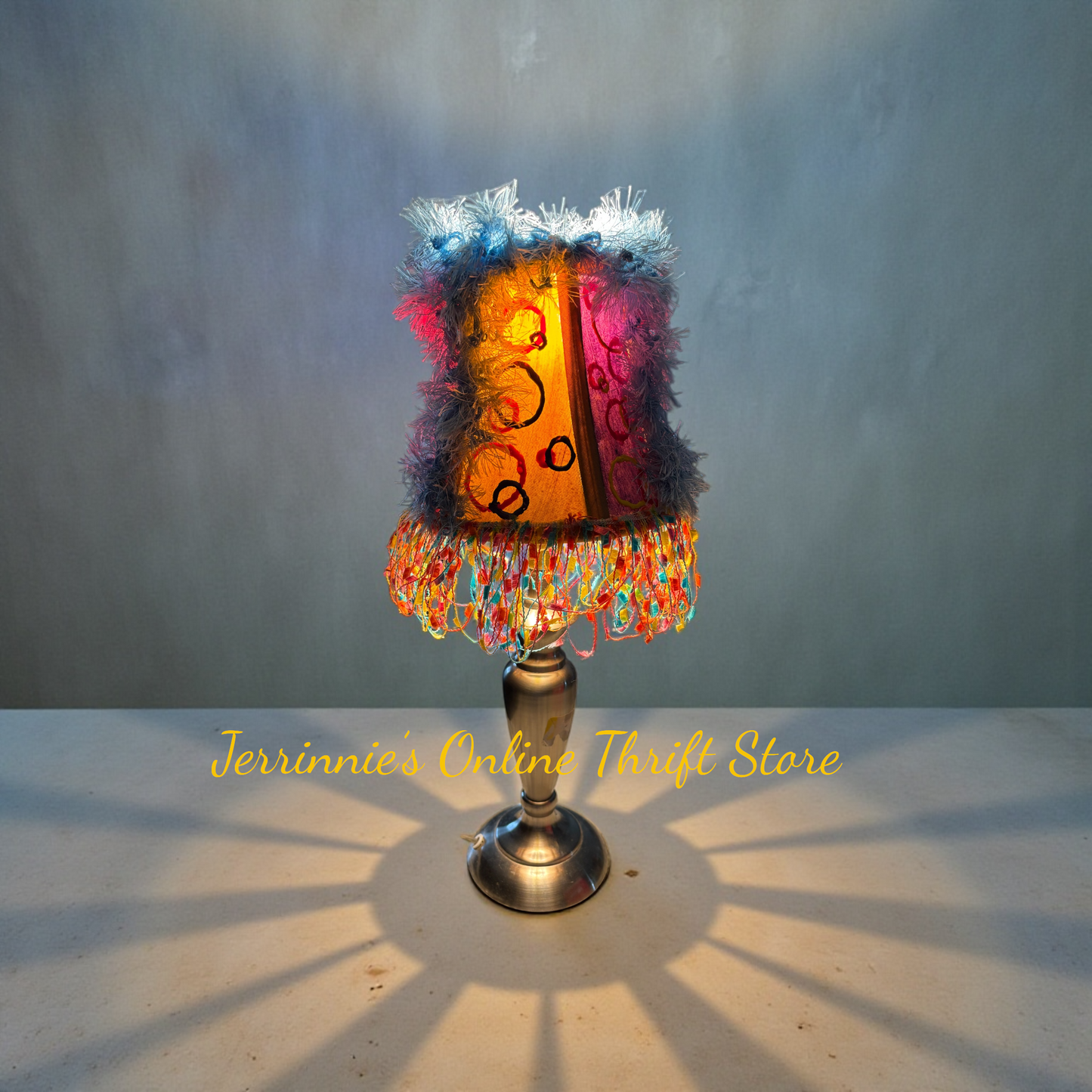 Fancy Lamp With Fun Shade