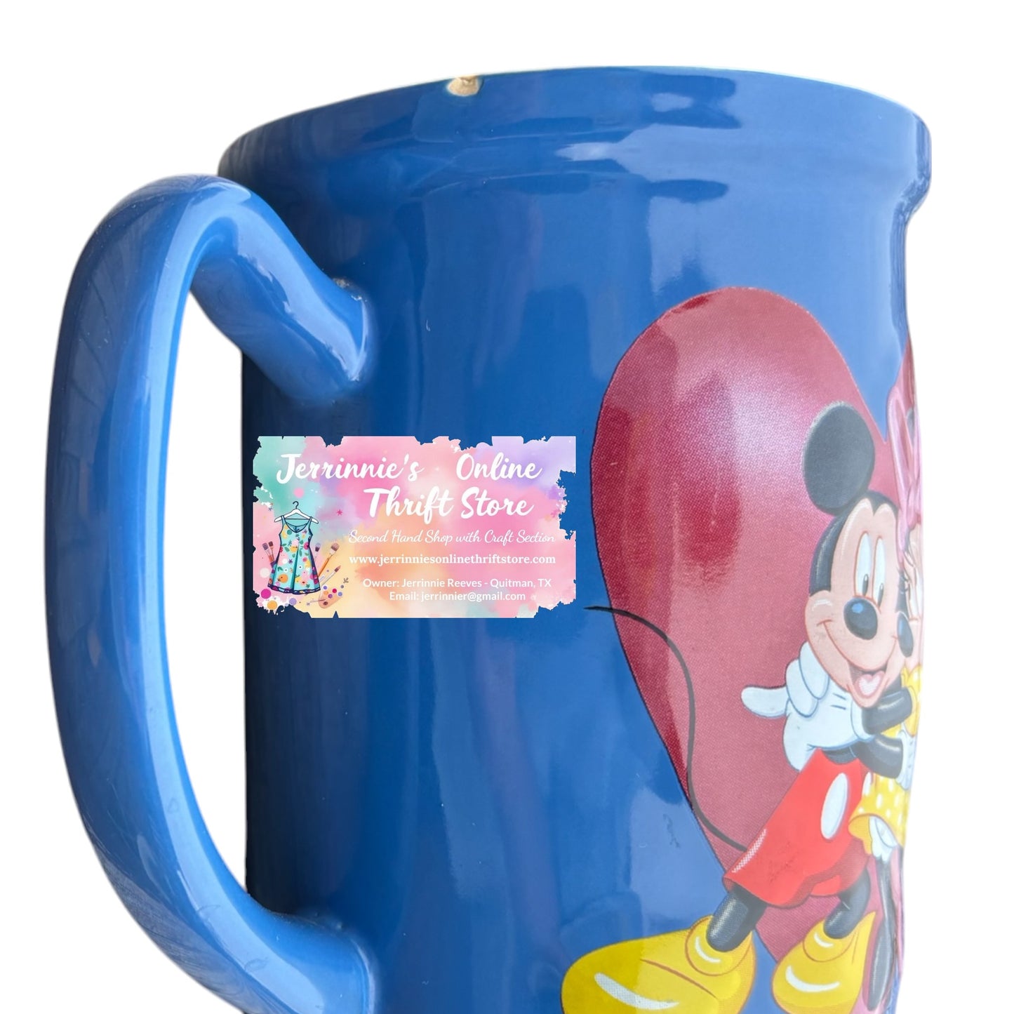 Disney Mickey and Minnie Mouse 3-D coffee mug
