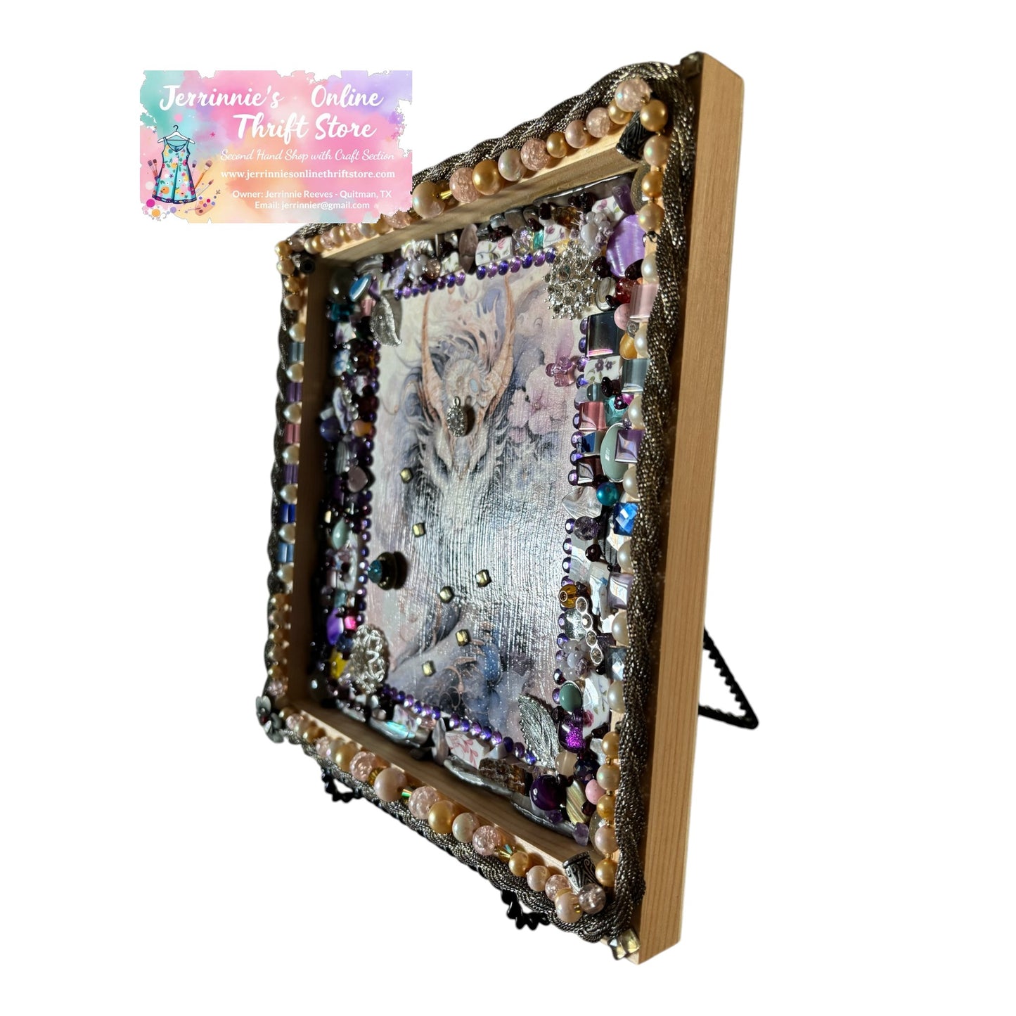 Dragon-Themed Handcrafted Mosaic Art Piece