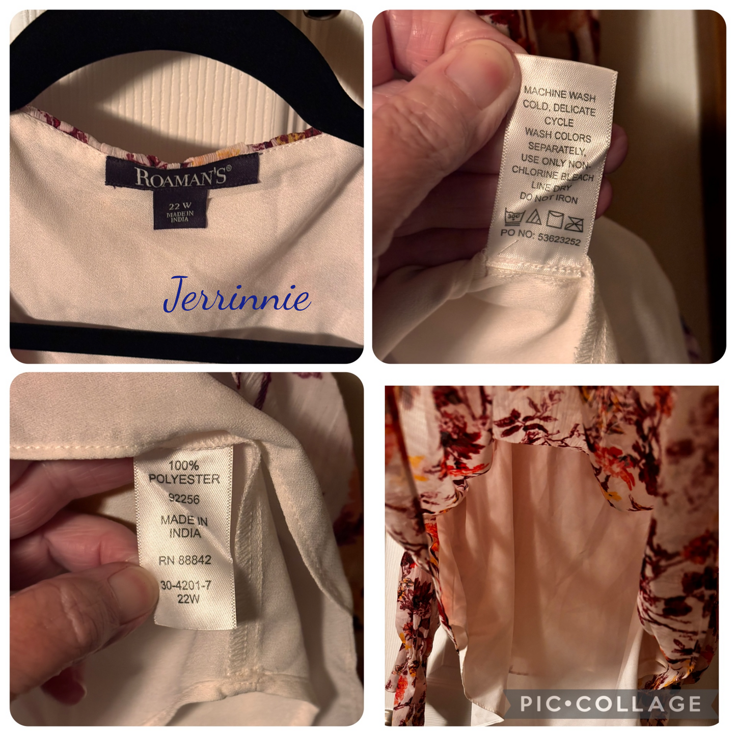 Floral Chiffon Ruffle Blouse – Long Sleeve Boho Top