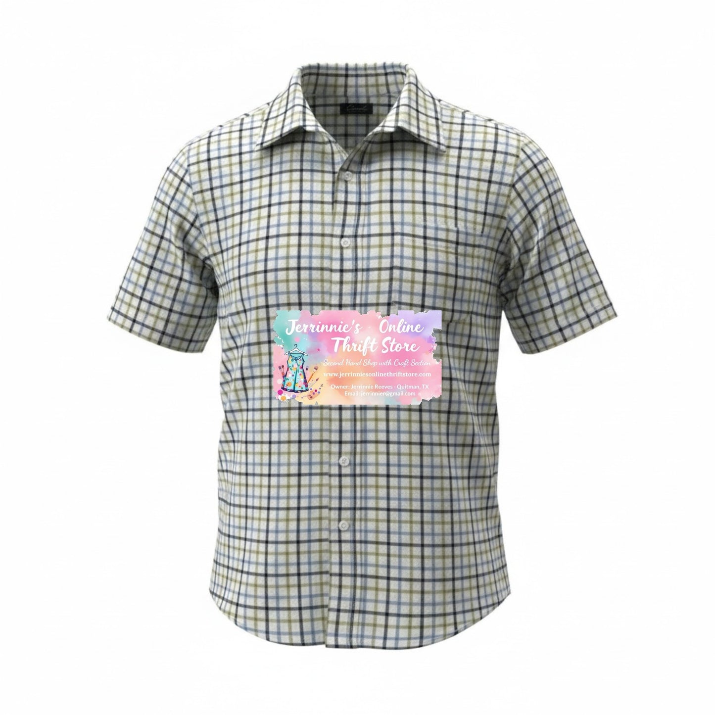 Roundtree and Yorke Men's Short Sleeve Shirt 4X