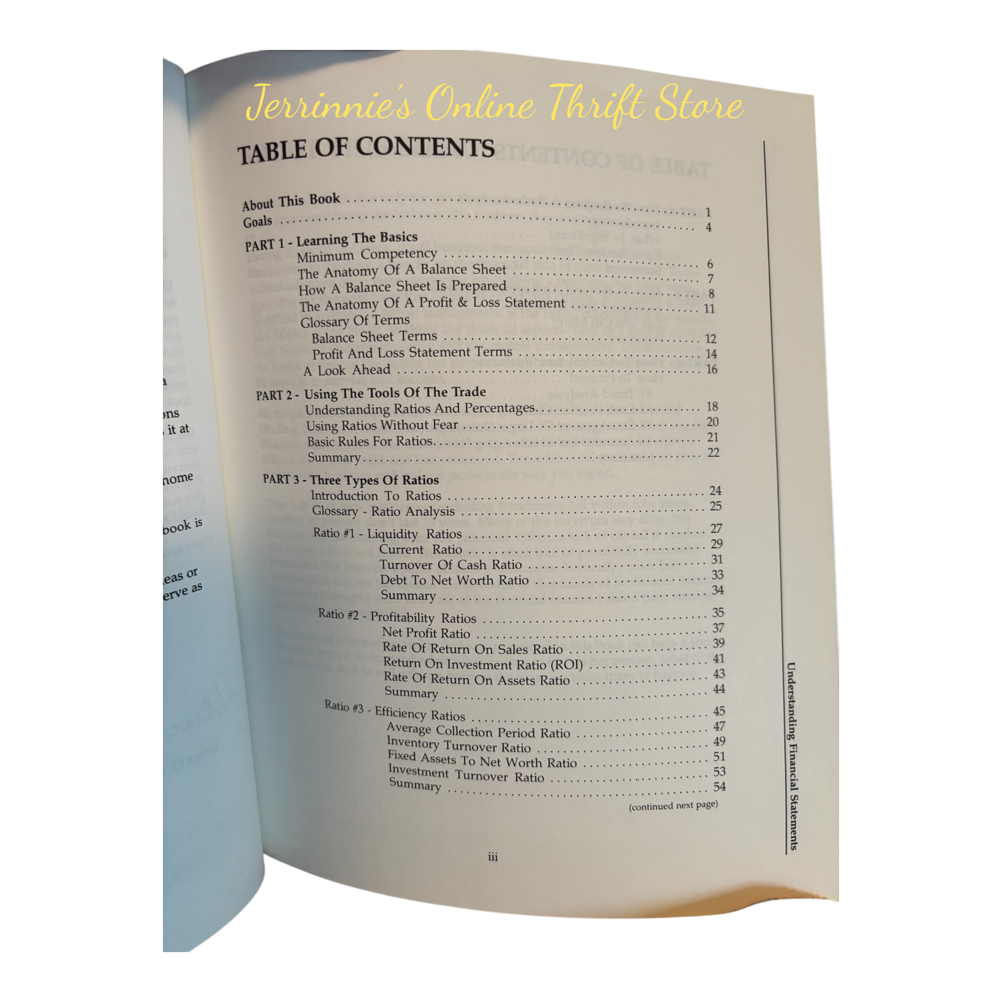 Understanding Financial Statements Book