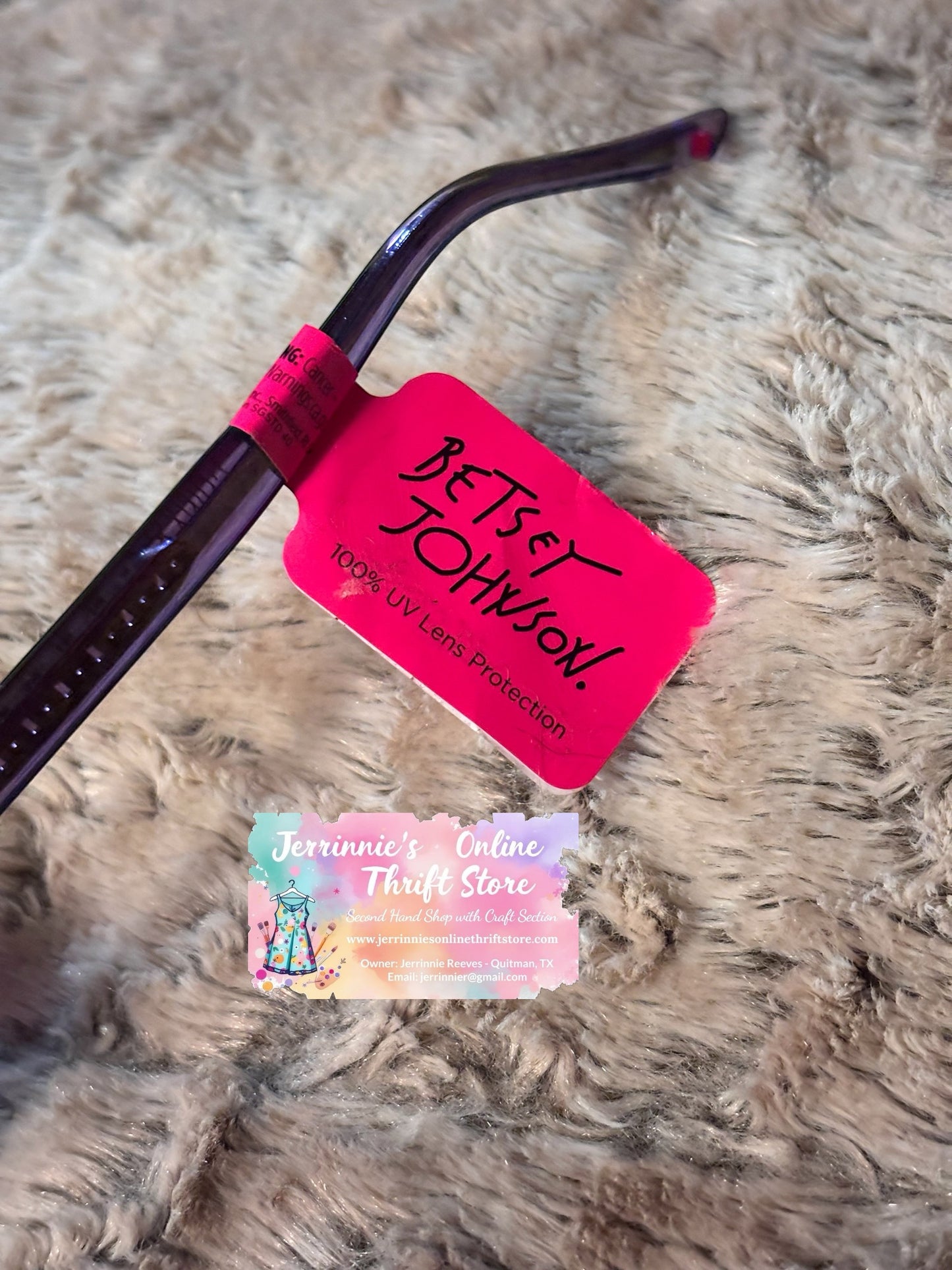 Betsey Johnson Oversized Sunglasses with Snakeskin Pattern