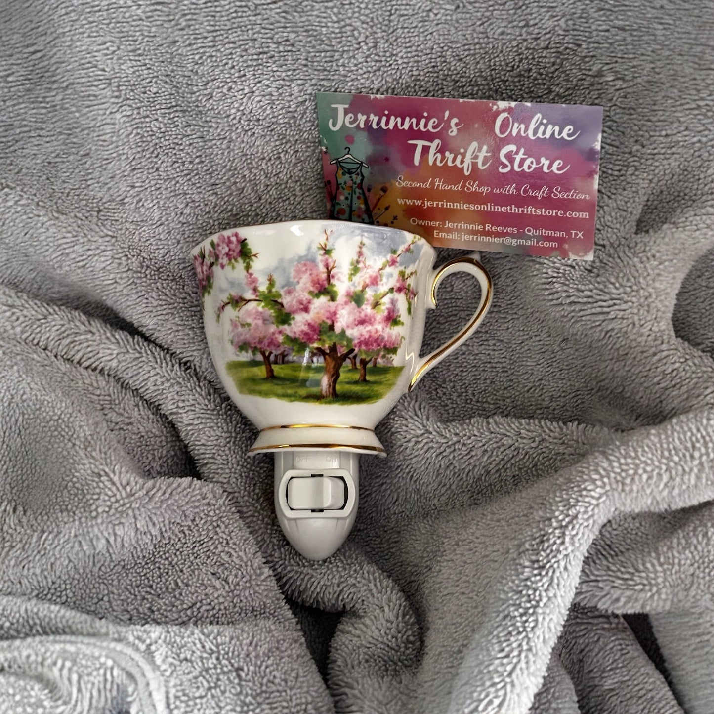 Royal Albert "Blossom Time" Tea Cup Night Light