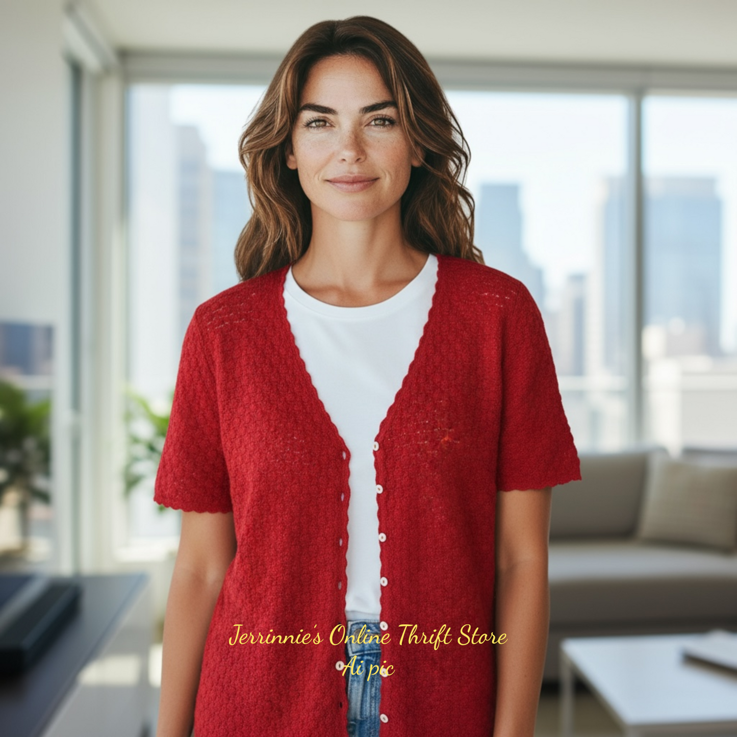 Emma James Crochet Sweater