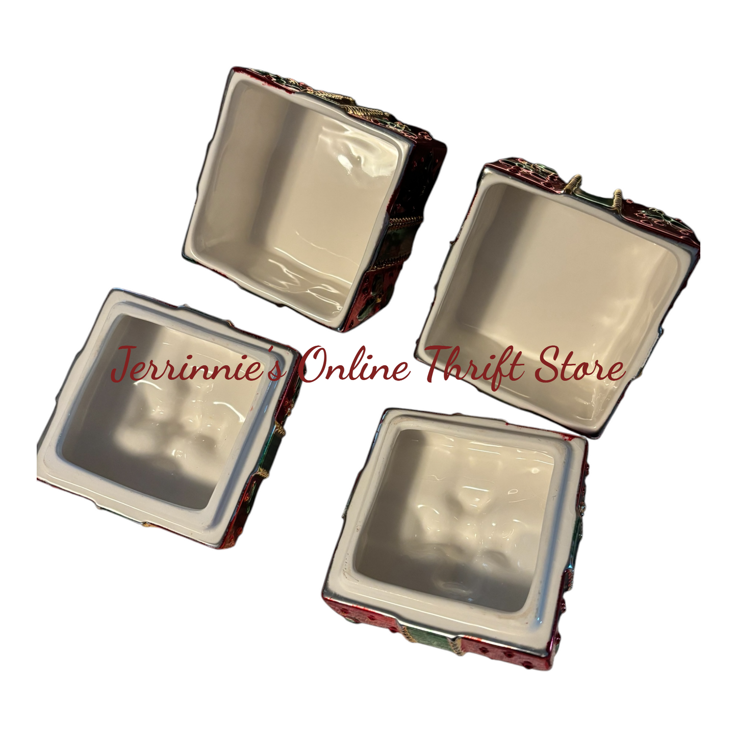 Ceramic Trinket Box Set