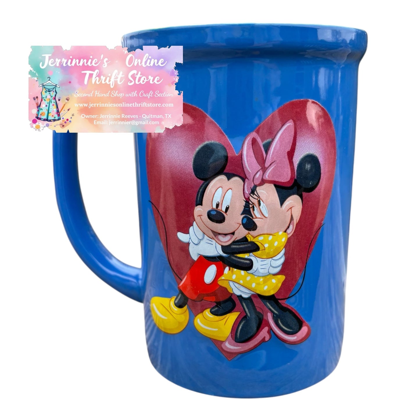 Disney Mickey and Minnie Mouse 3-D coffee mug