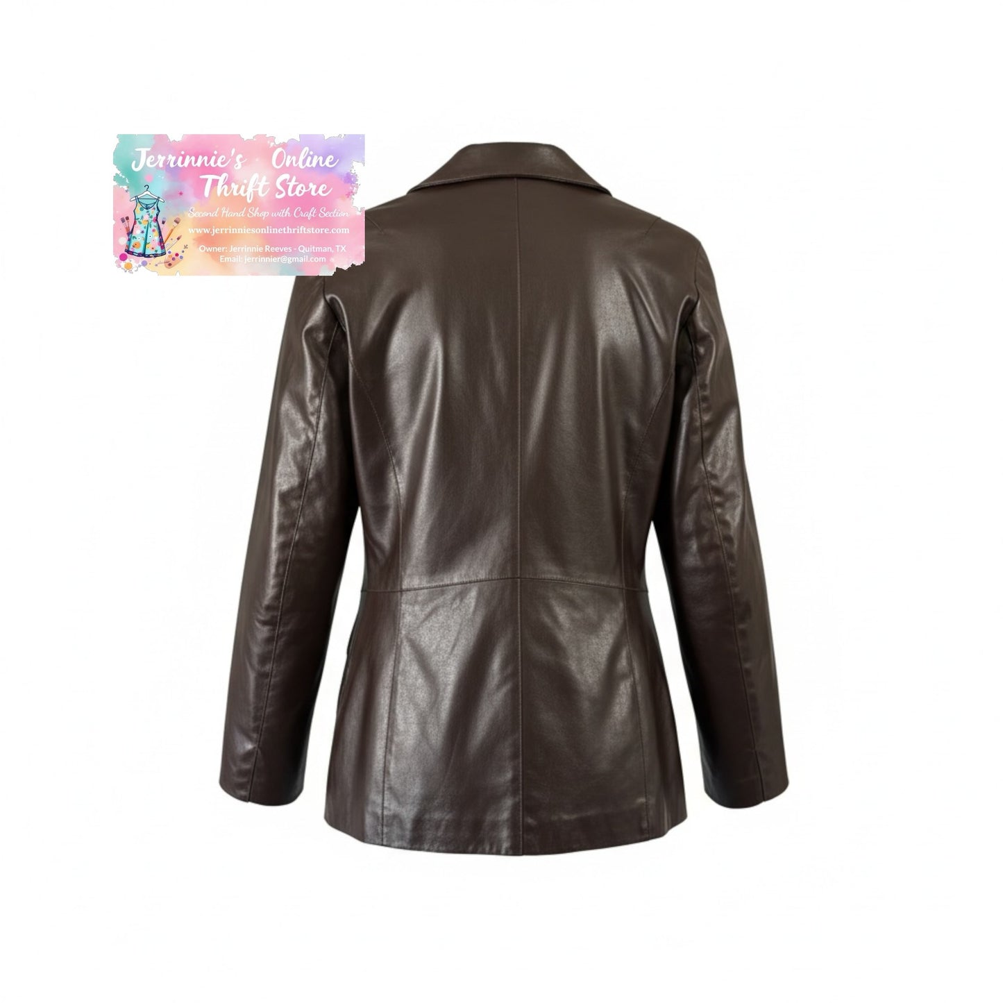 Mountain Lakes II Faux Leather Jacket 1X